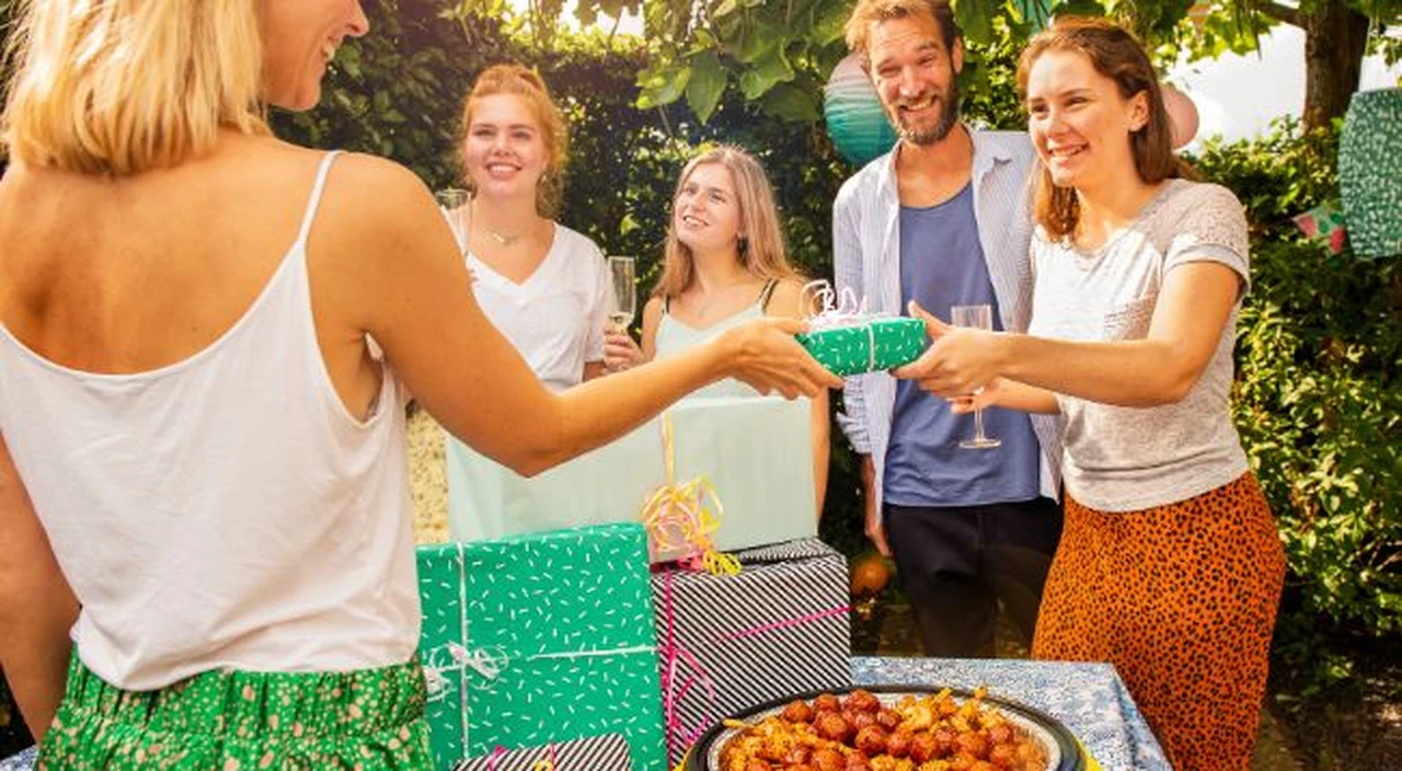 Verjaardag sfeer Kippiepan