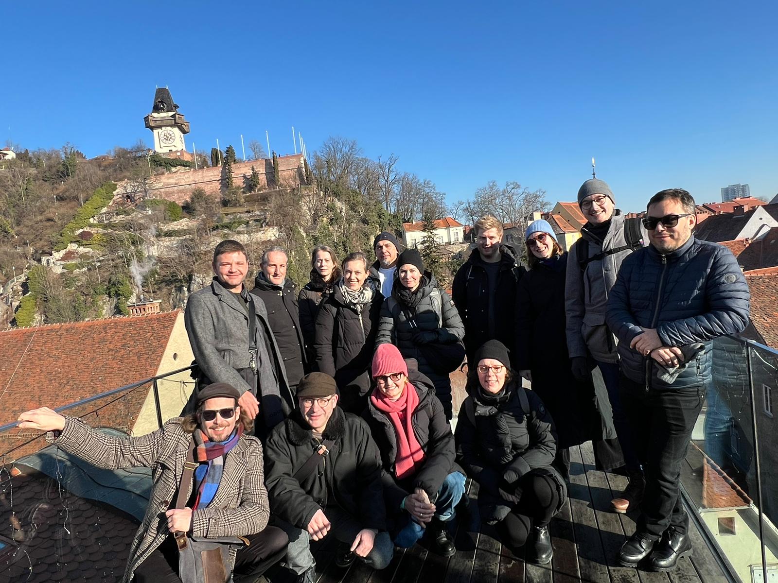 Unser jährlicher Büroausflug hat uns heuer in das, bereits im Jänner, frühlingshafte Graz geführt!