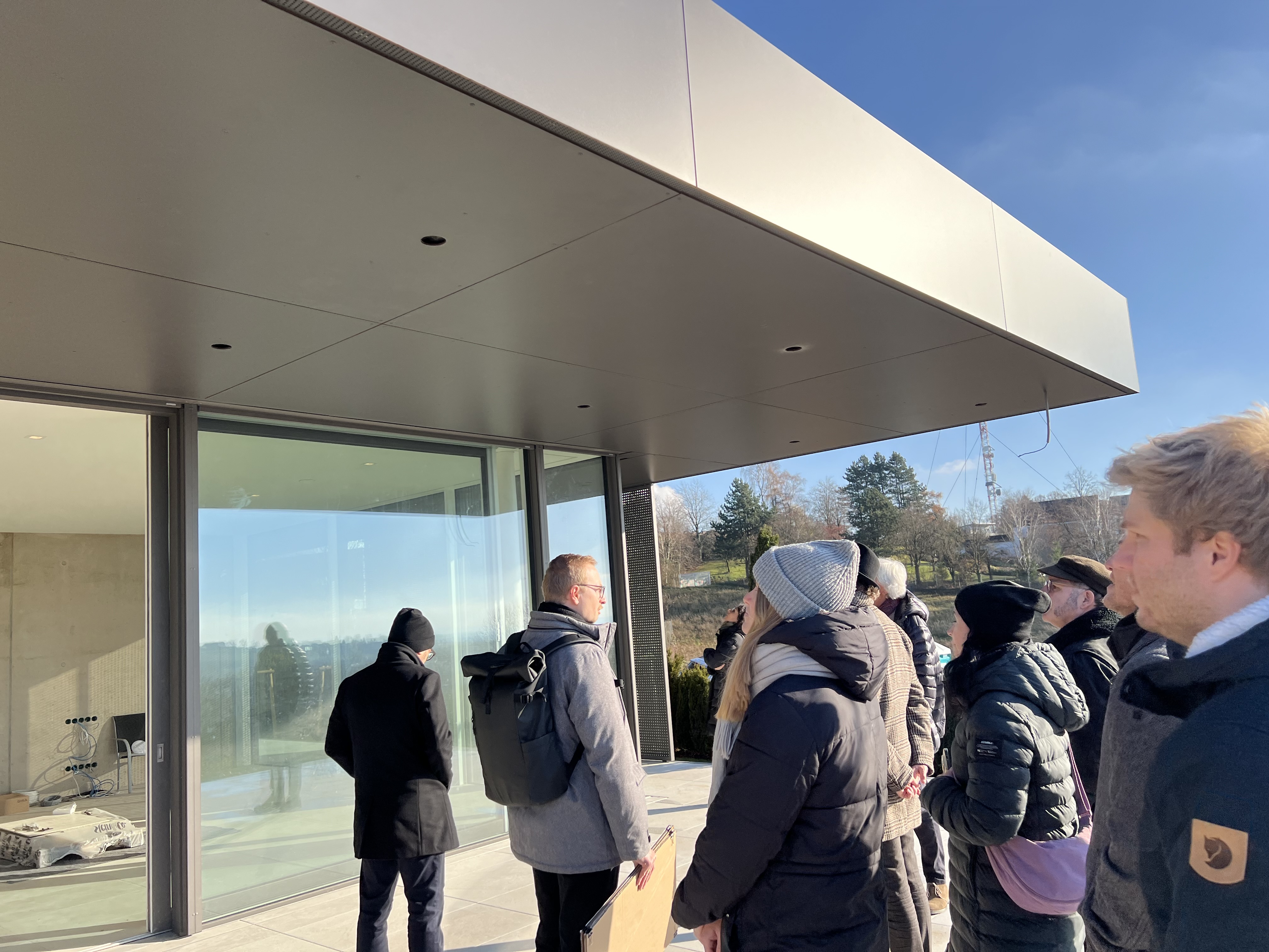 Wir besichtigen unser fertiggestelltes Projekt an einem der schönsten Plätze Linz!