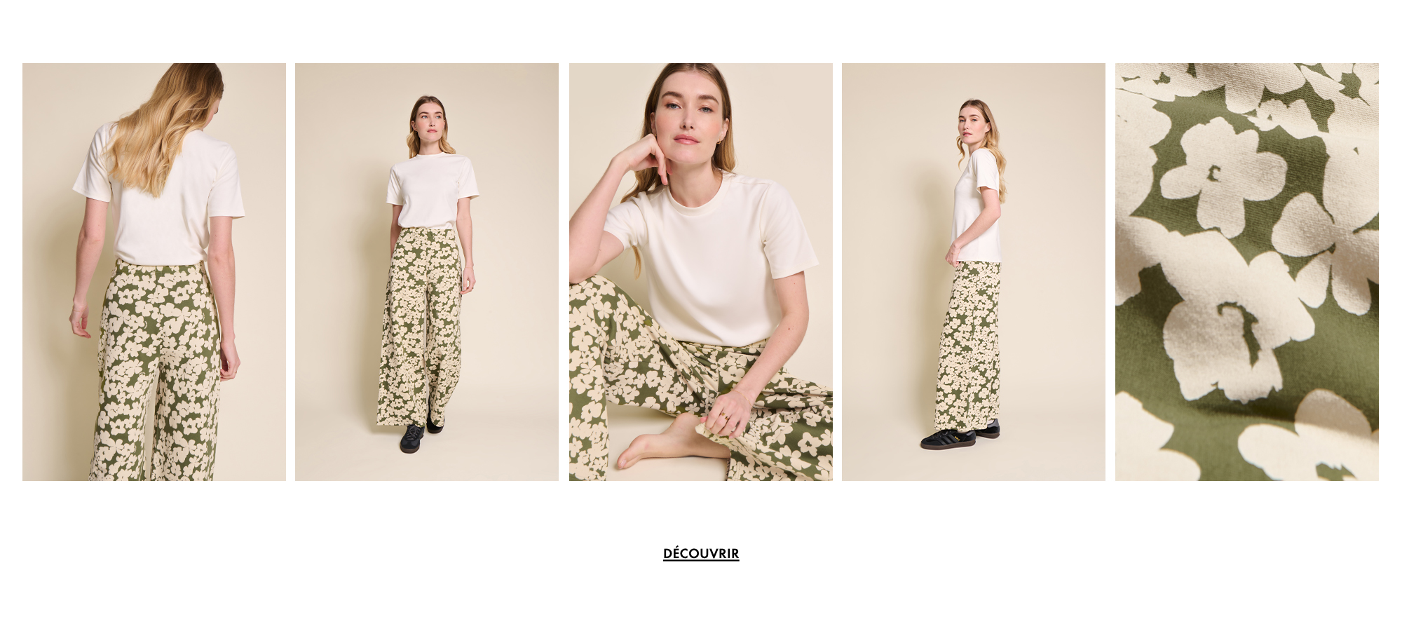 LOOKBOOK BONHEUR PANTALON FLEURS SAUVAGES DESK