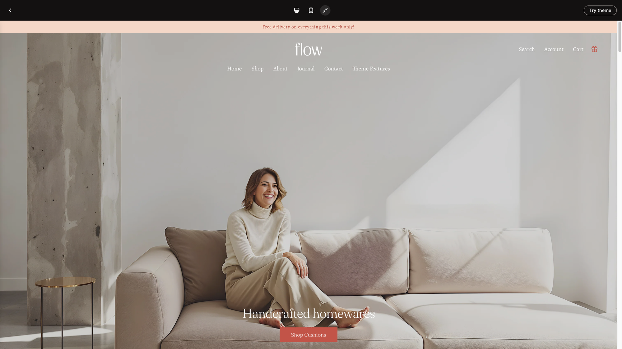 eight themes - flow shopify theme