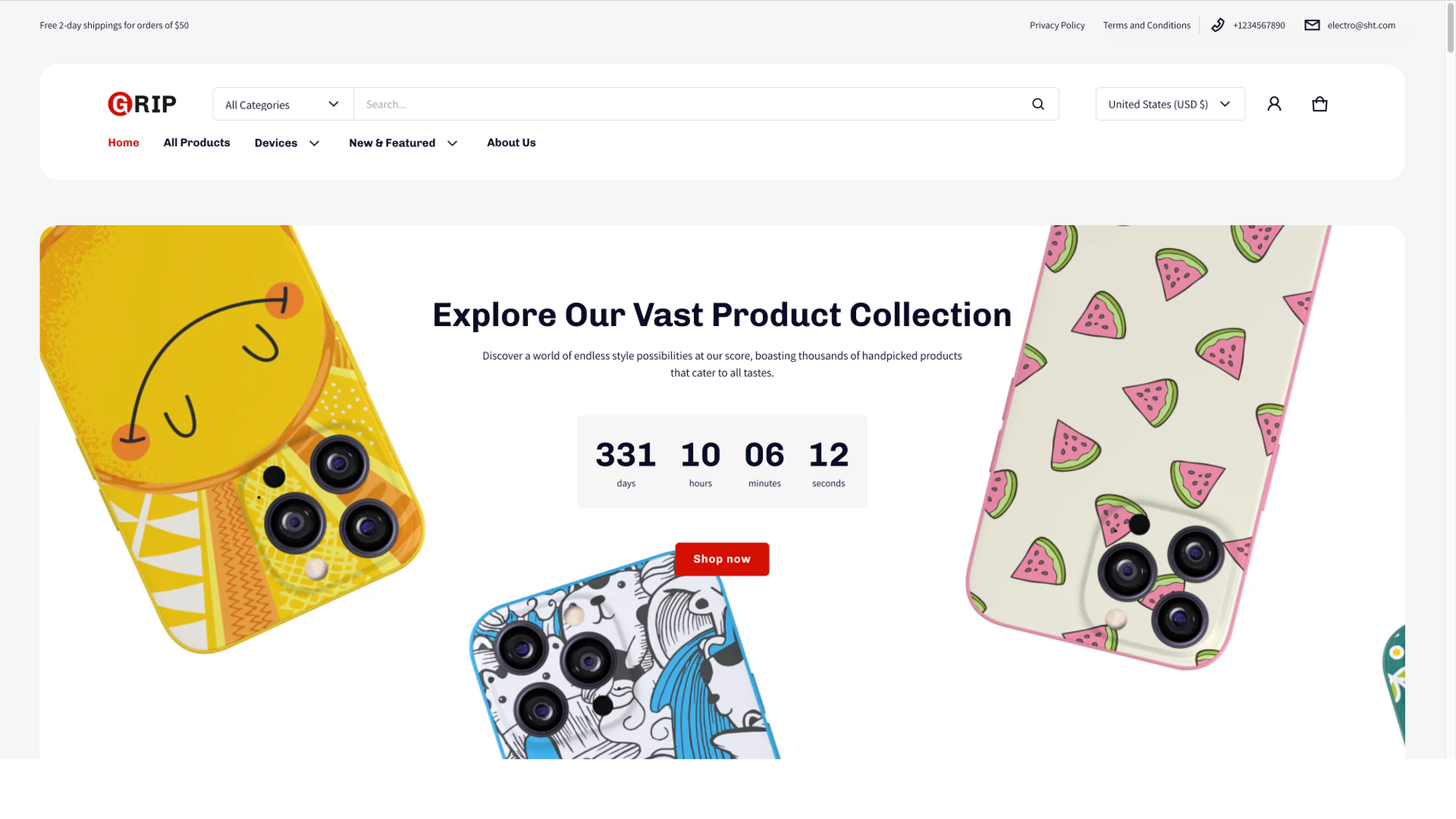 online store - electronics