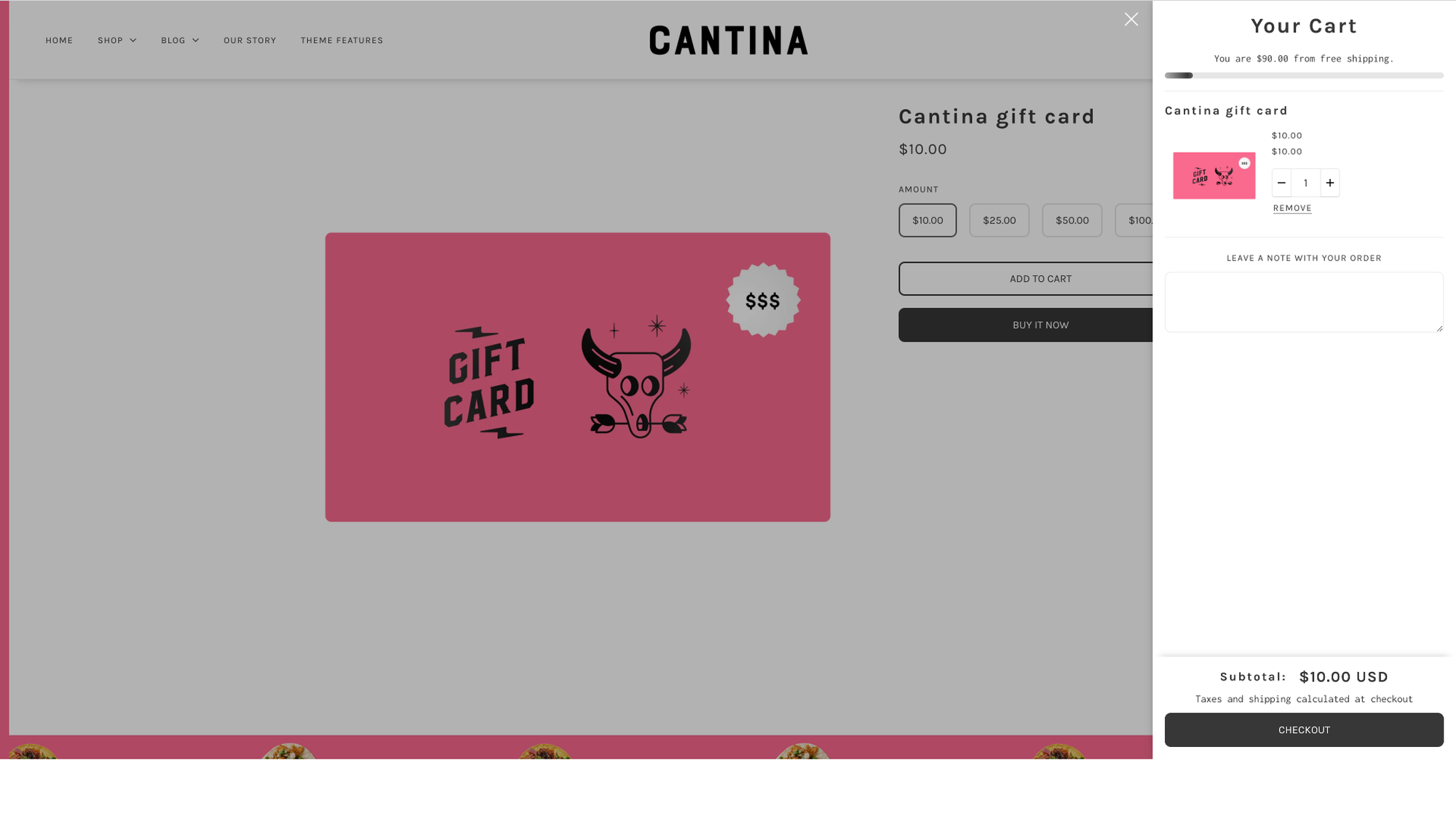 online store - food
