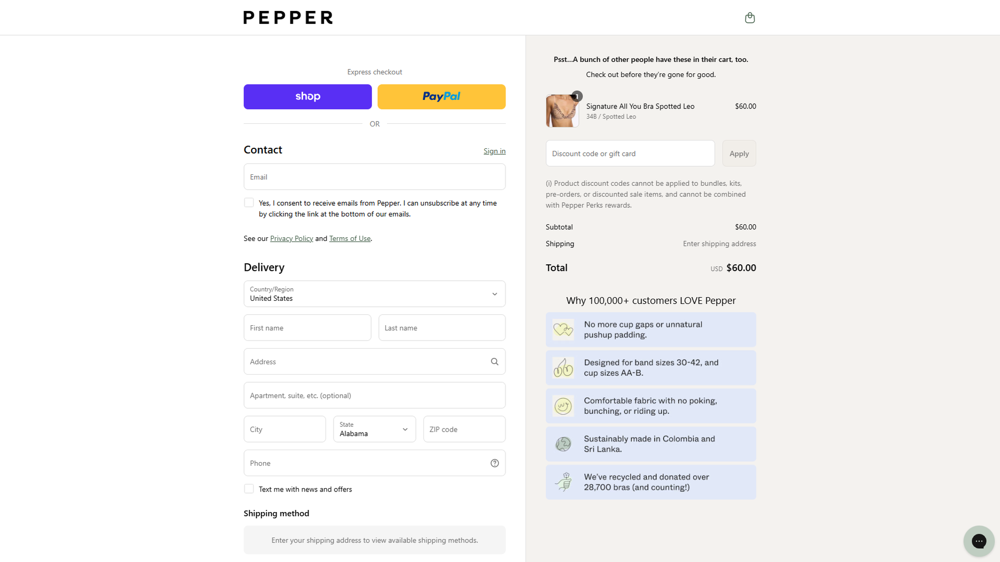 free shipping threshold