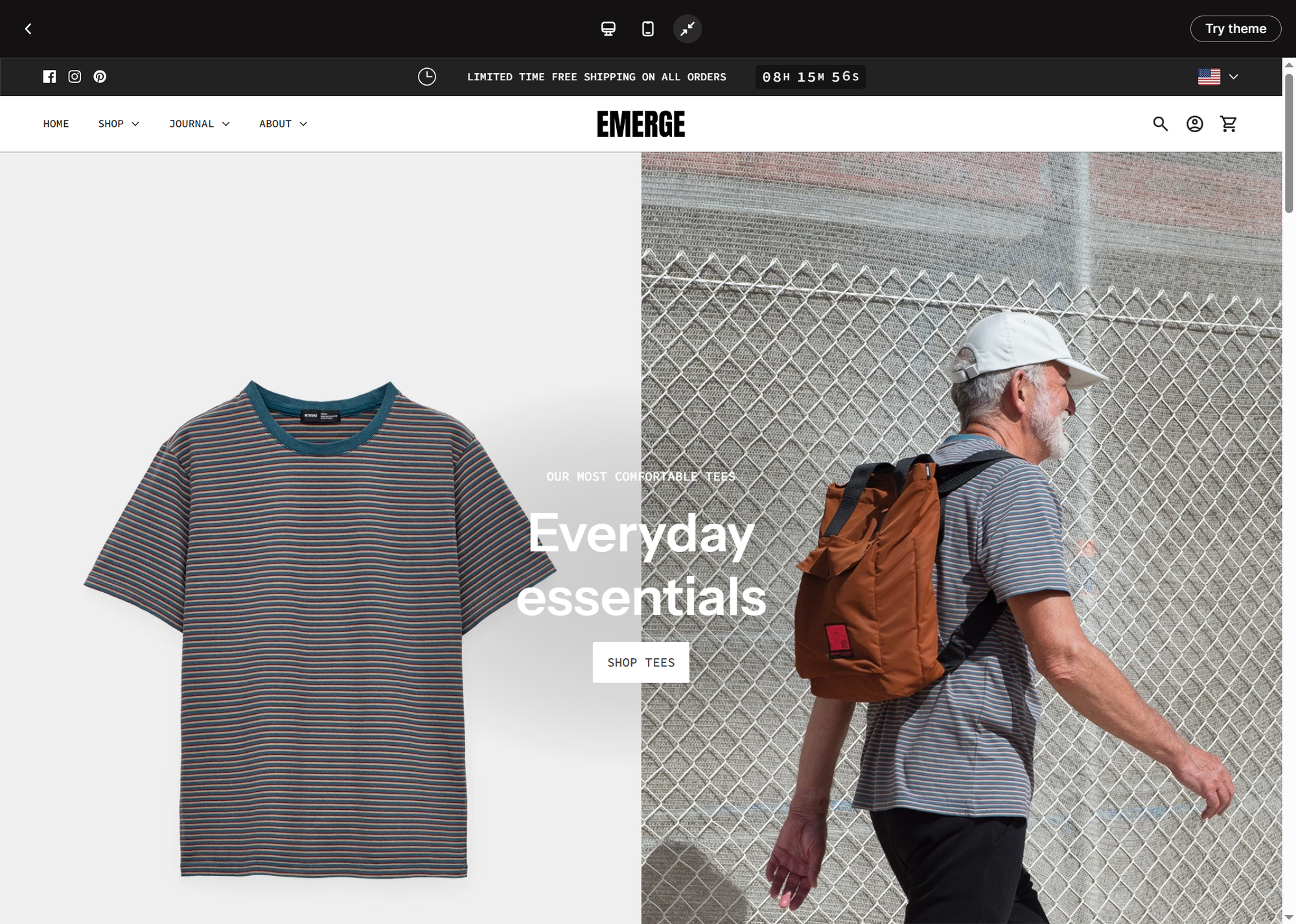 emerge shopify theme