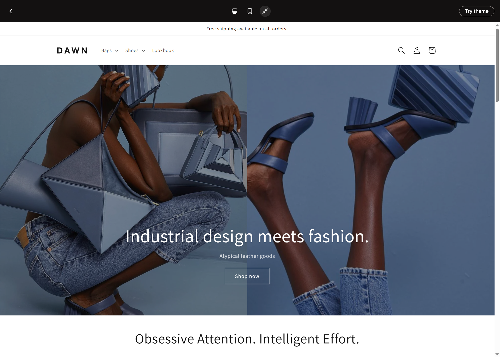 dawn shopifyt theme