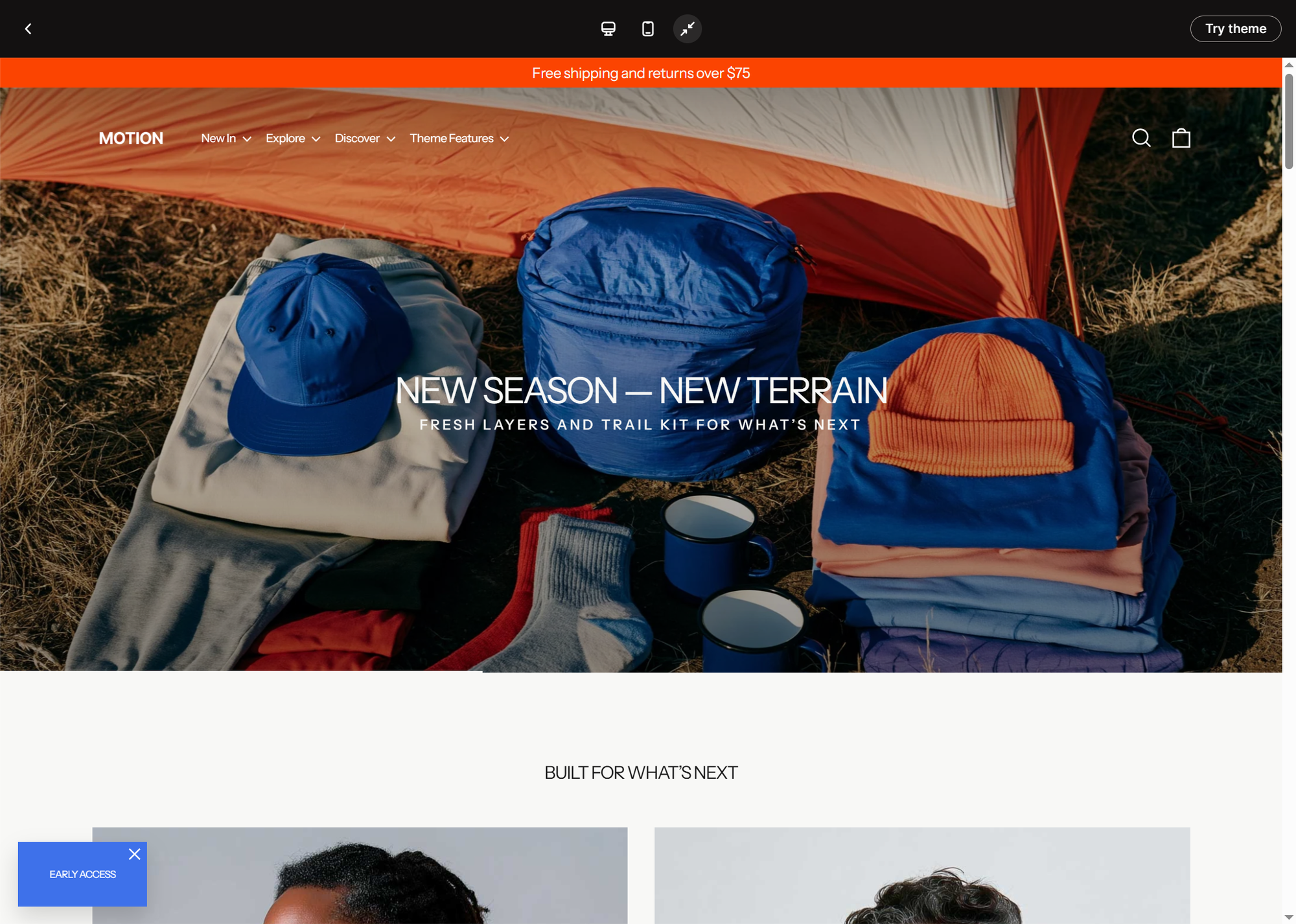 motion shopify theme