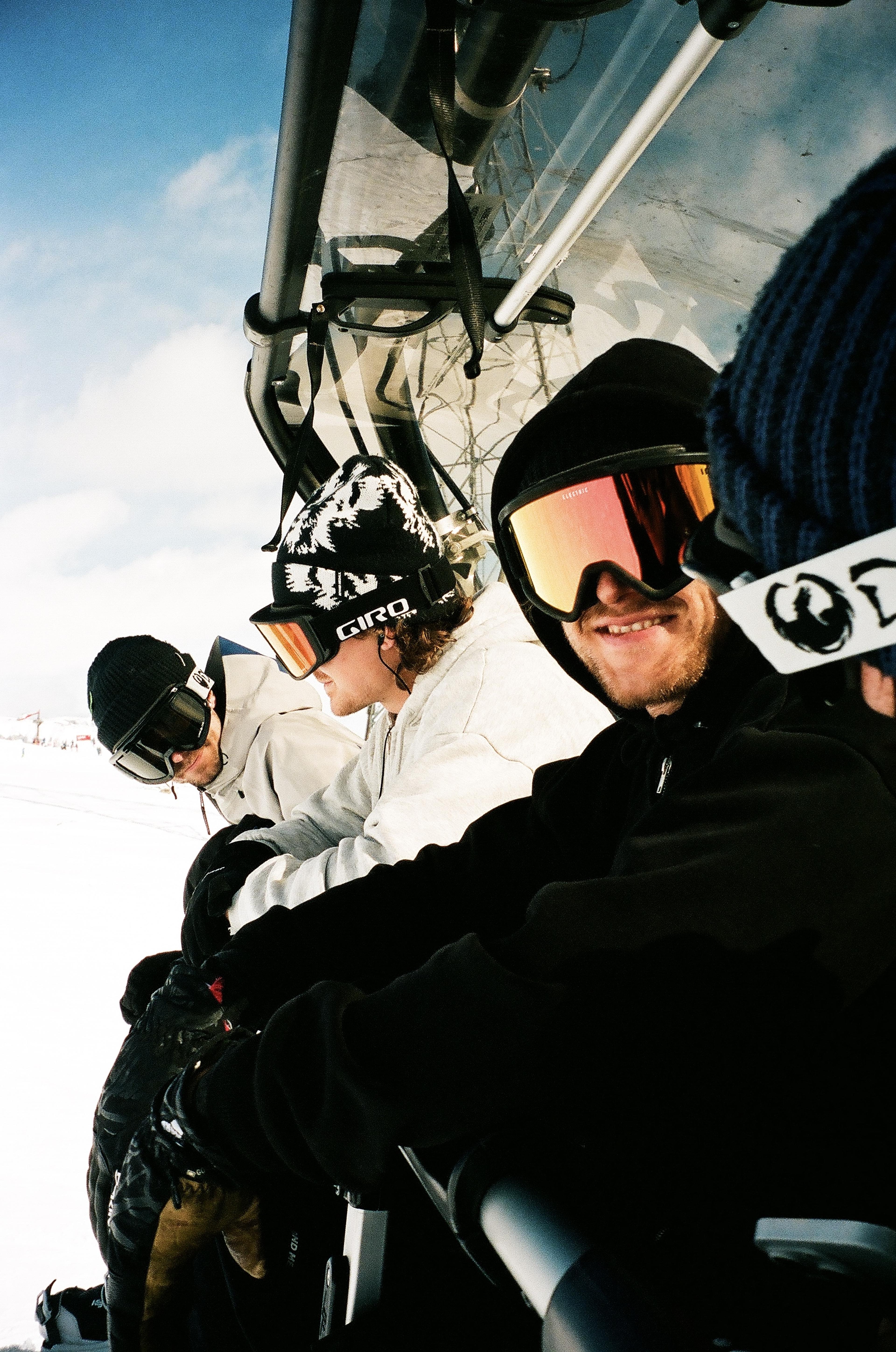 Switzerland Beyond Medals sitting in the lift