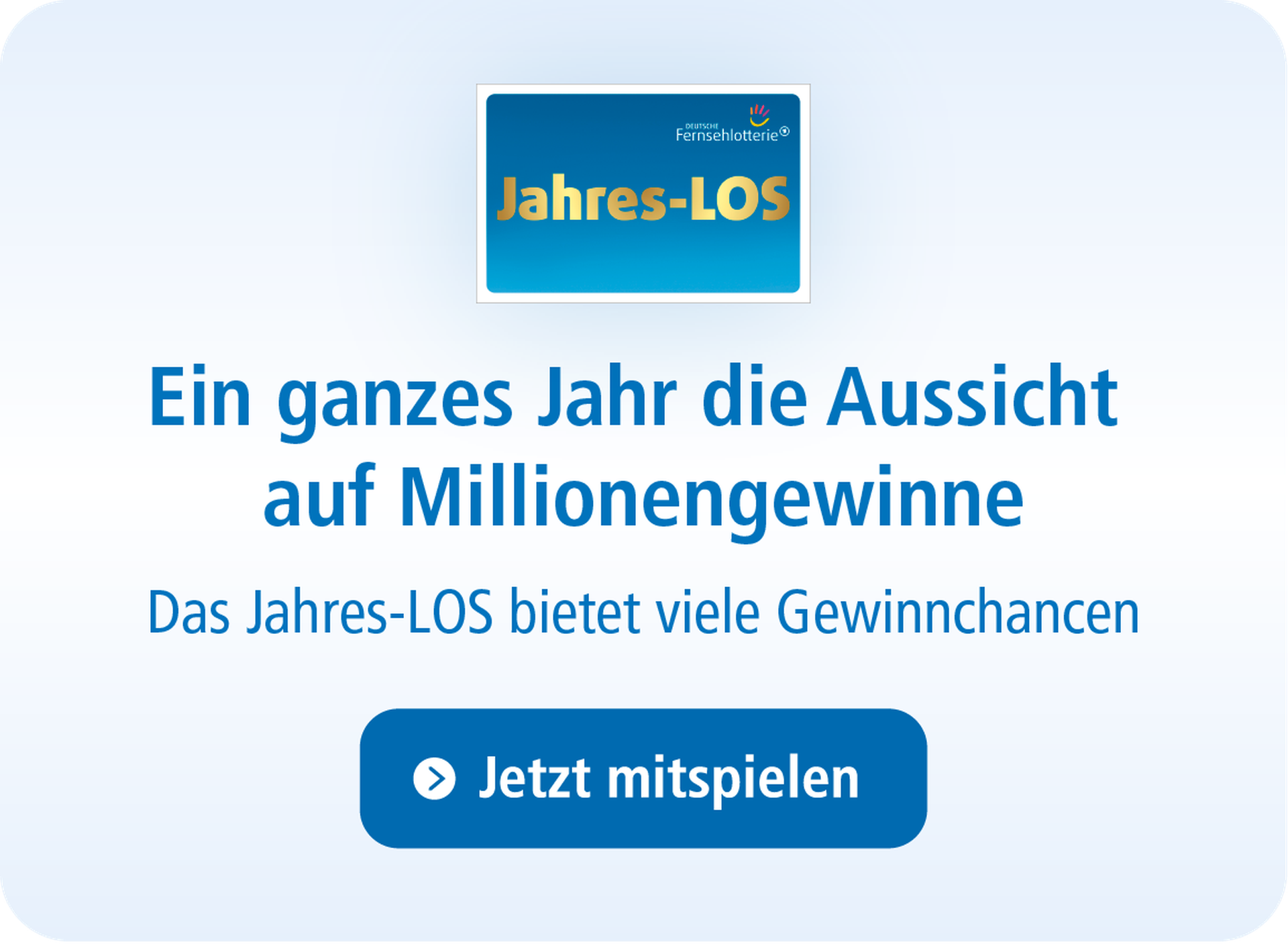 was kostet ein jahreslos der fernsehlotterie