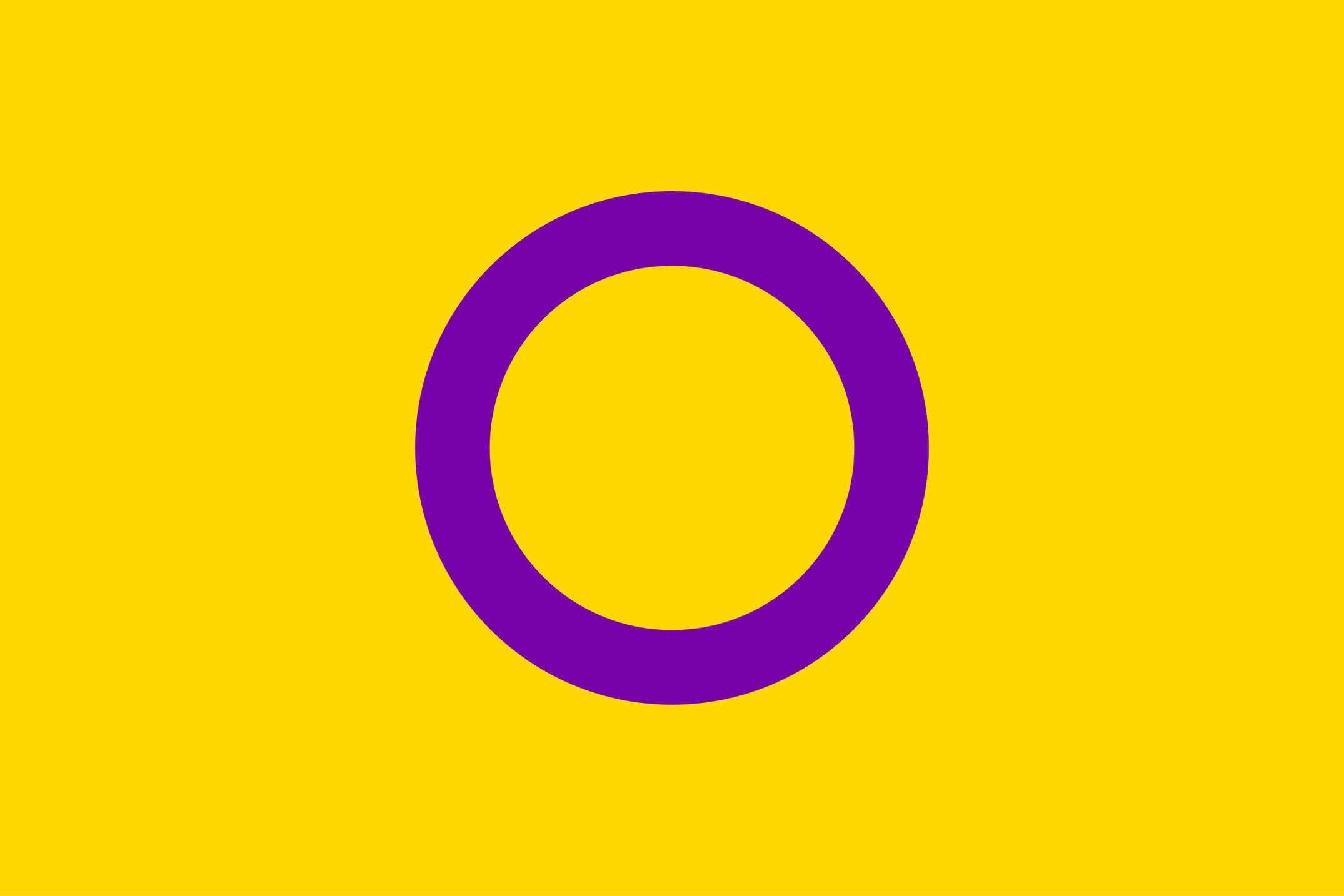 Gelbe Flagge Mit Lila Kreis