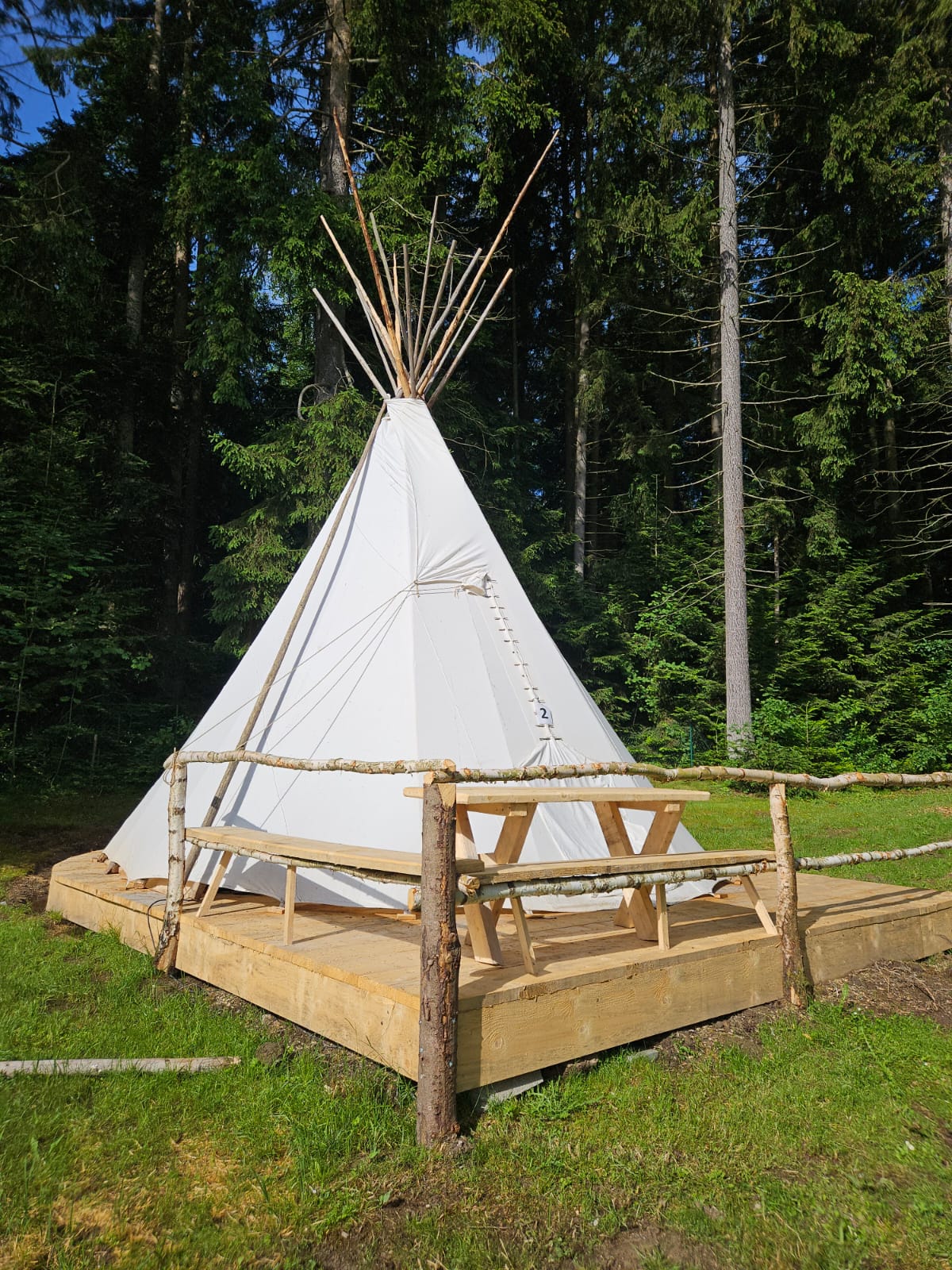 KNAUS Campingparks Luxus-Tipi-Zelte