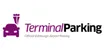 Purple car logo with "Terminal Parking" text and "Official Edinburgh Airport Parking" tagline.