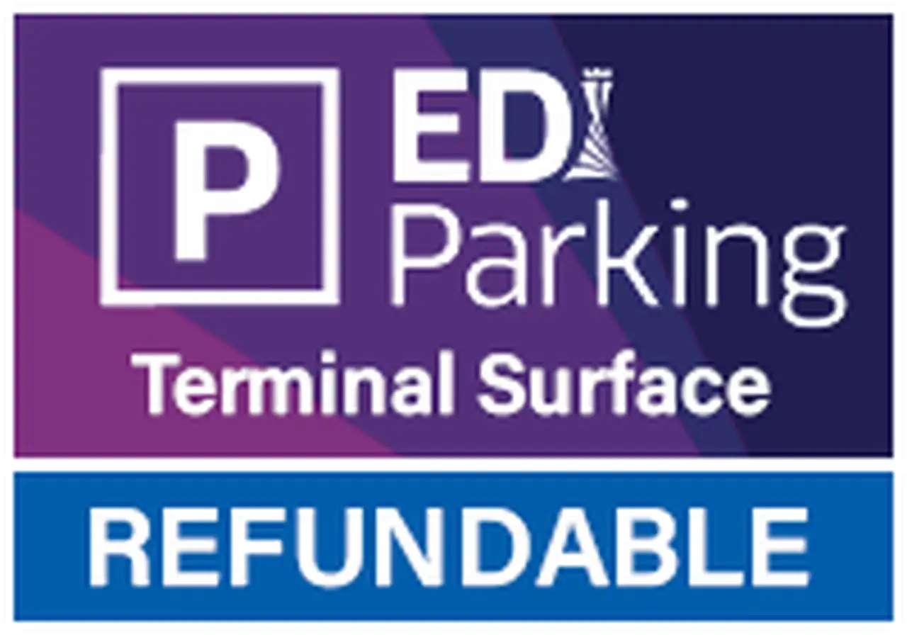 Edinburgh Airport Terminal Surface Parking refundable option logo