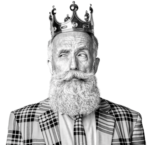 Alter König ist skeptisch