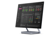 Icon - Software Power mit zweikern Analytics