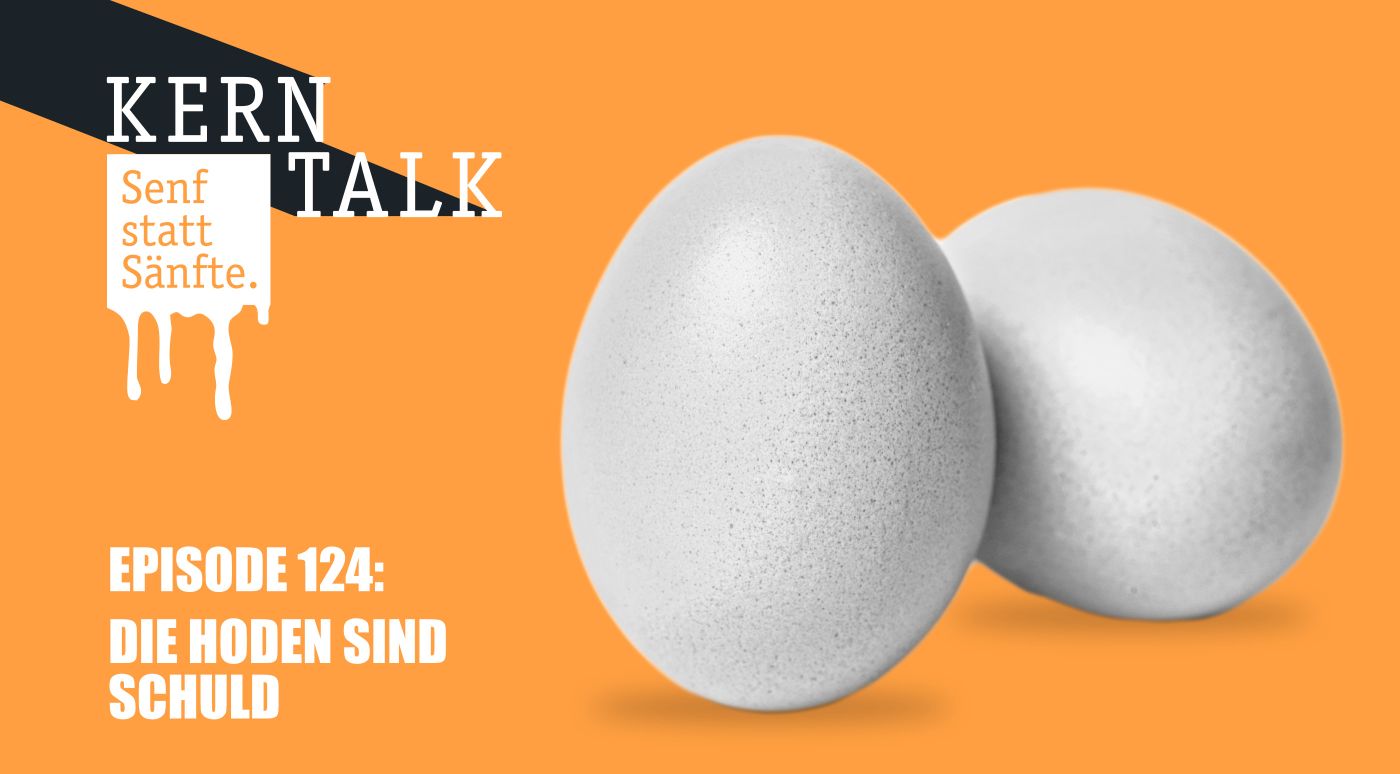 Zwei Eier nebeneinander