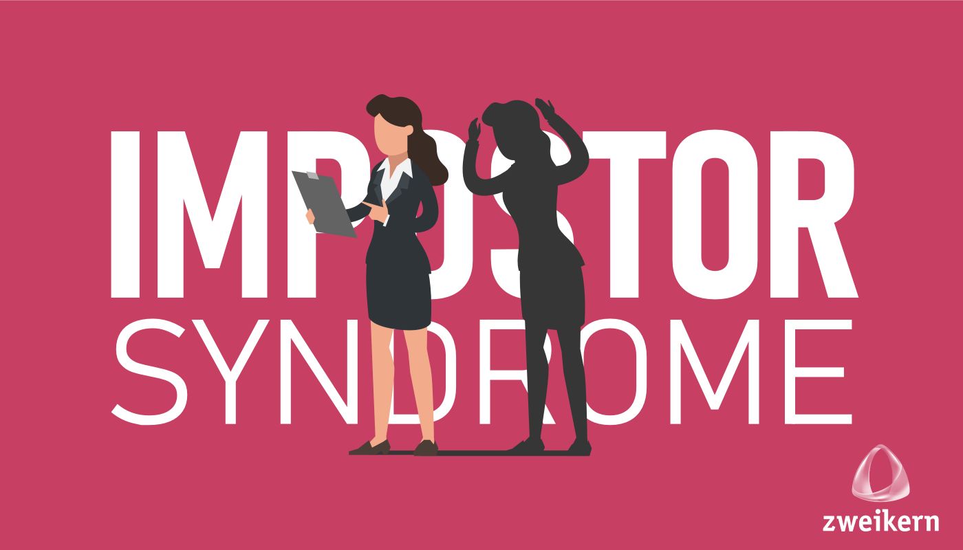 Business Frau mit negativem Schatten