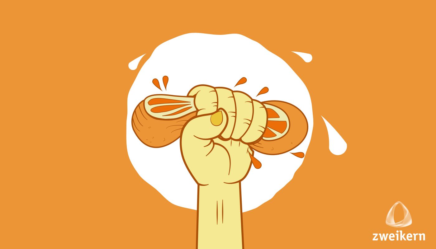 Squeeze it - Belastung am Arbeitsplatz - zweikern Blog