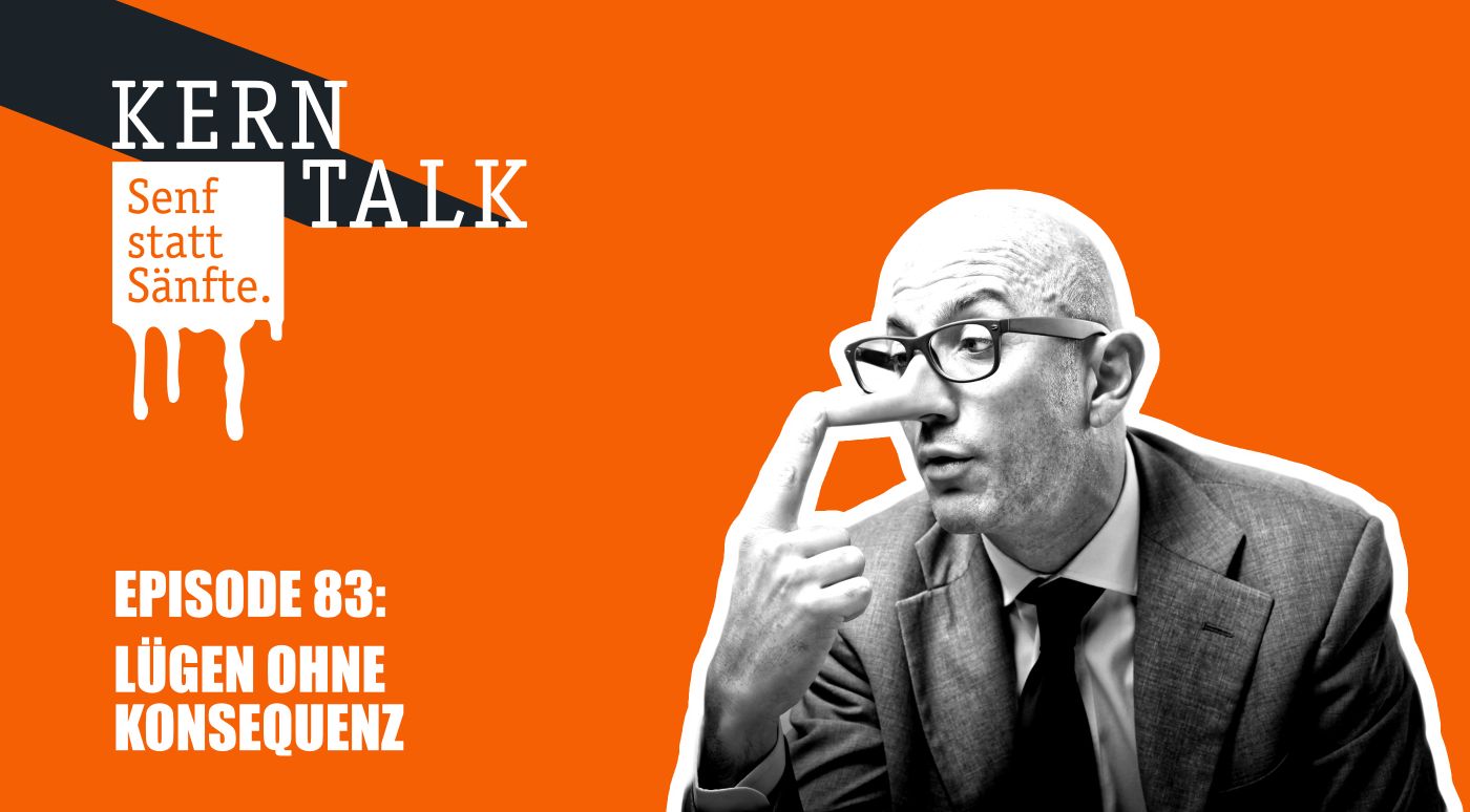 Mann mit langer Nase