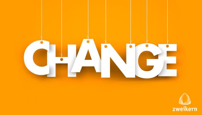Change Buchstaben hängen von oben - zweikern