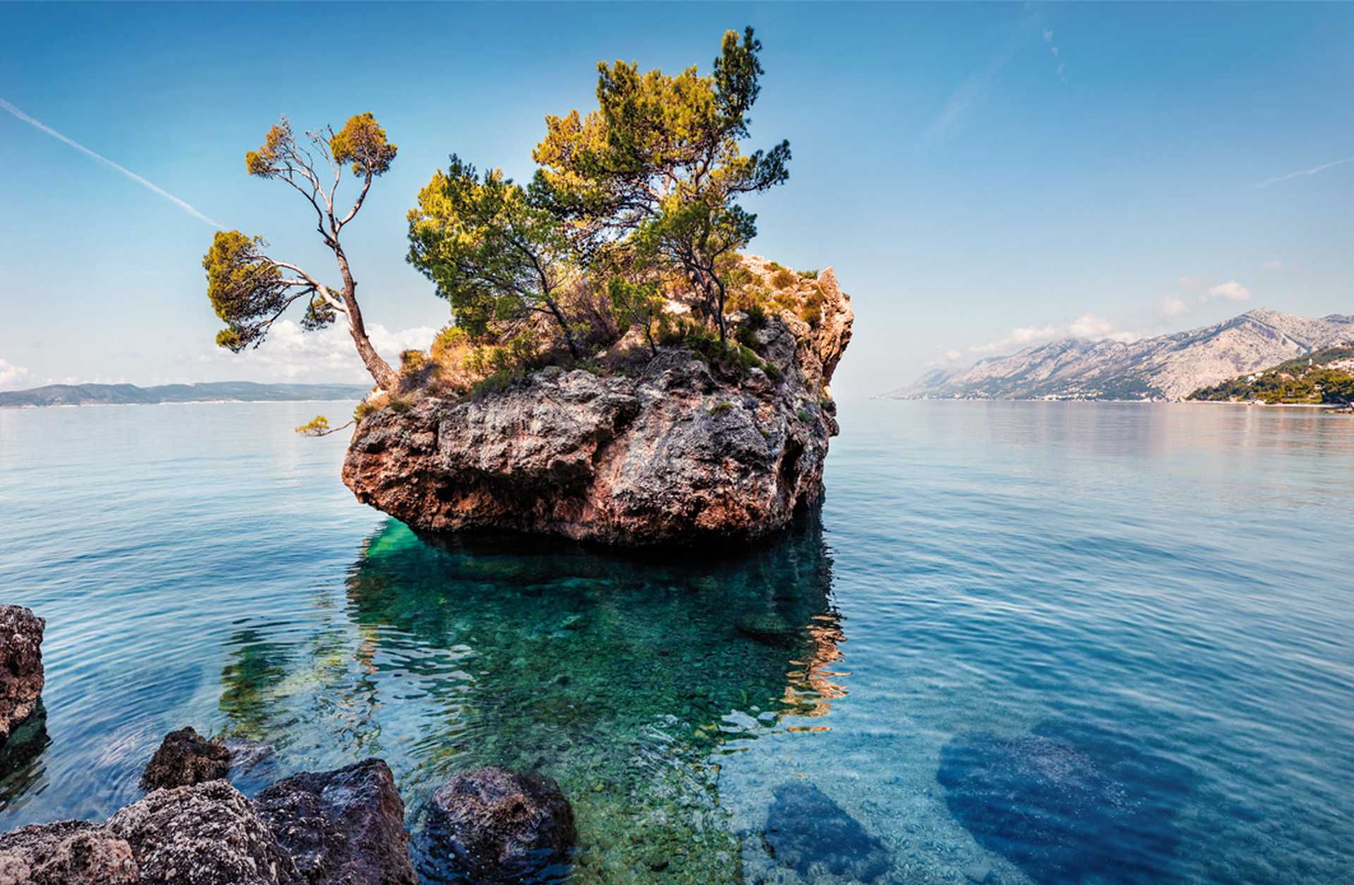 Brela stone, Dalmatian coast