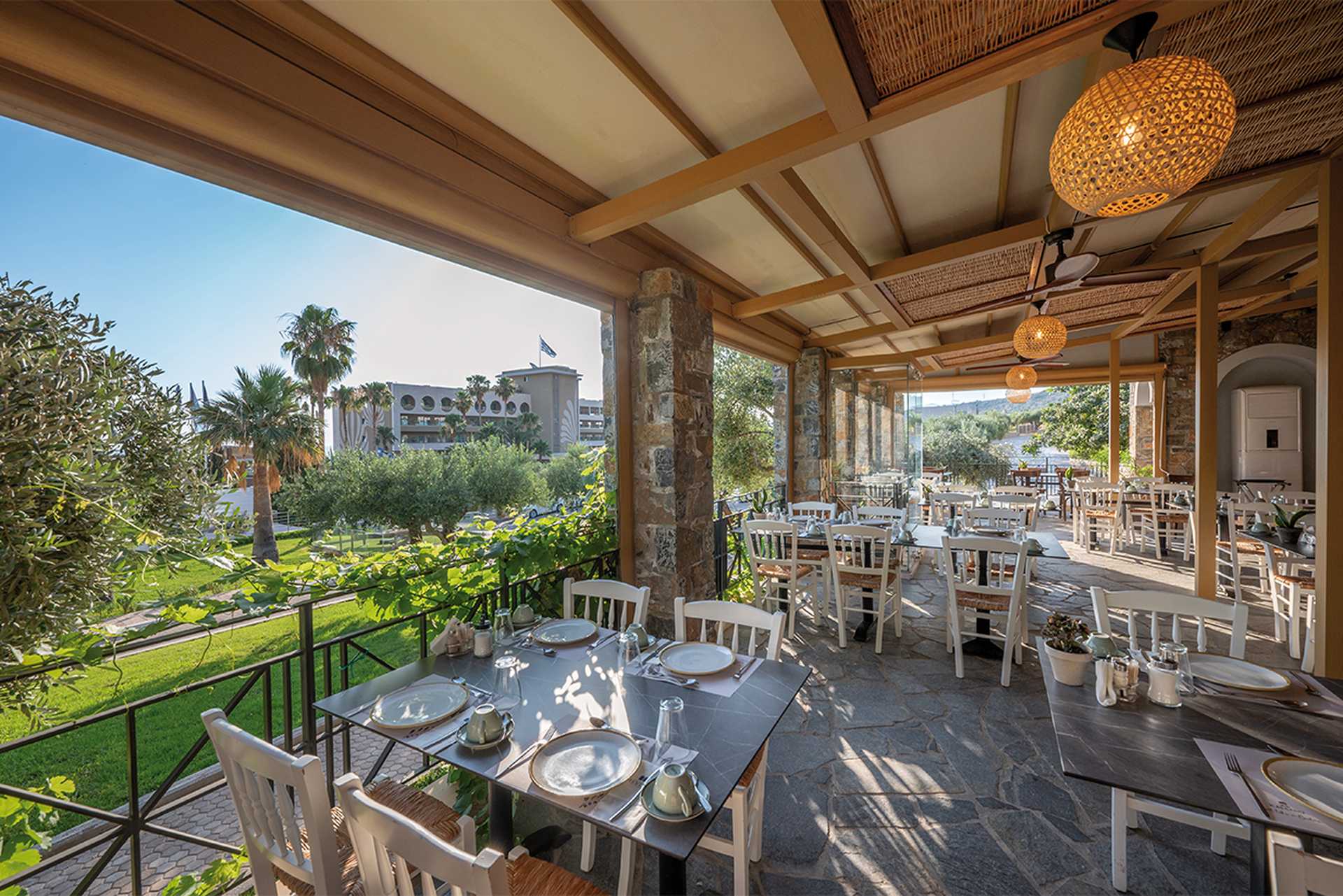 The Kafenio á la carte restaurant, Imperial Belvedere Resort