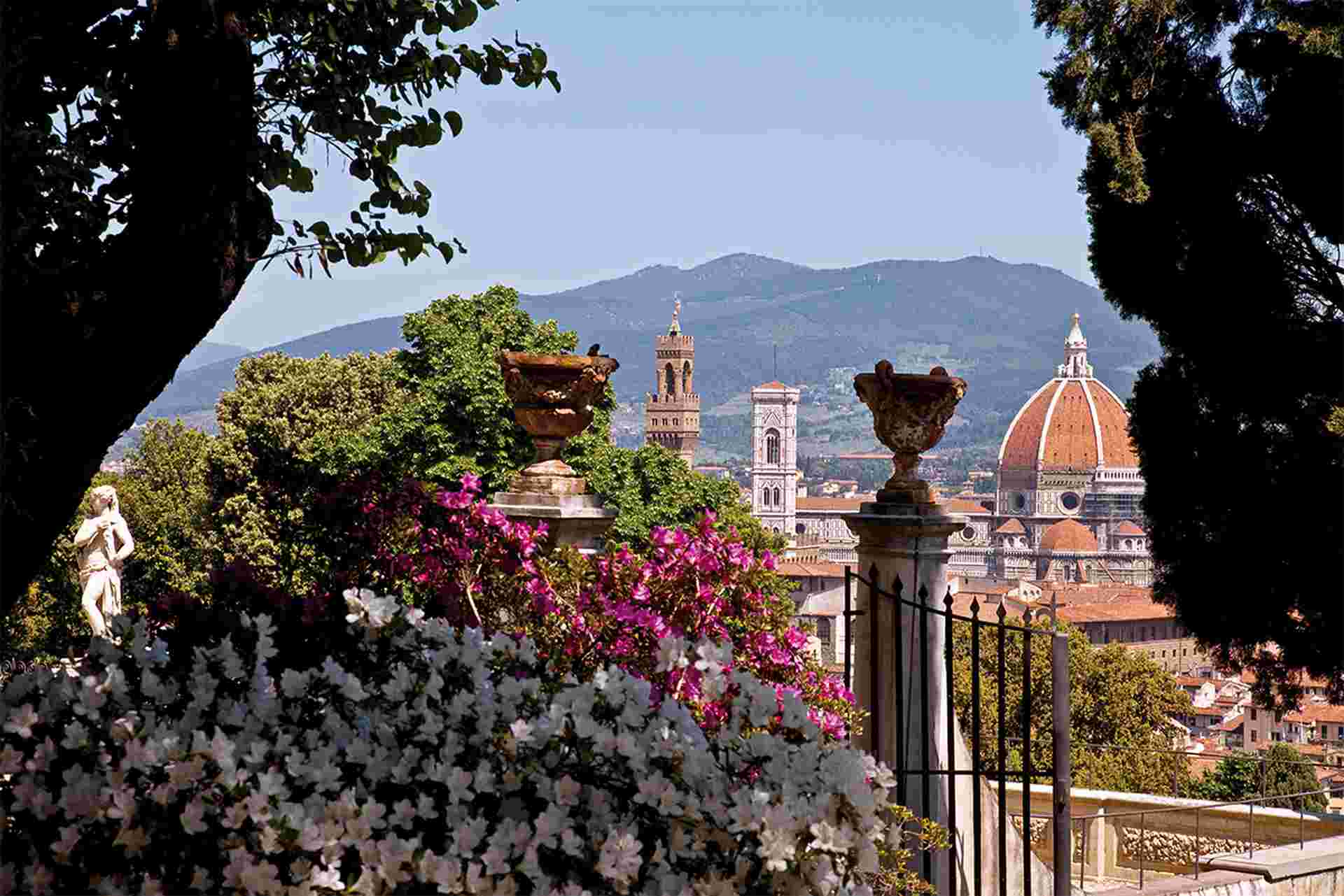 Santa Maria del Fiore seen from Villa Bardini Gardens