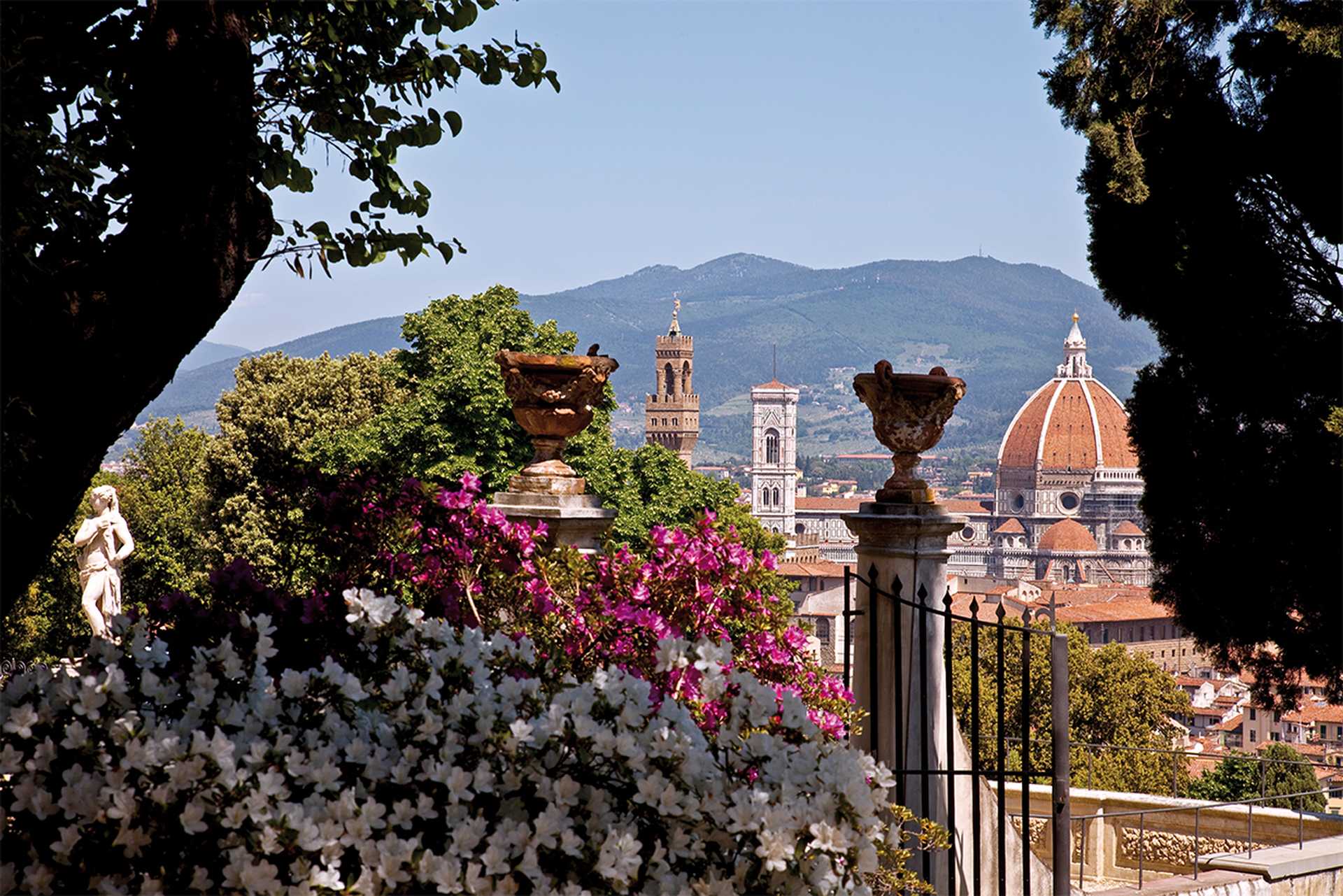 Santa Maria del Fiore seen from Villa Bardini Gardens
