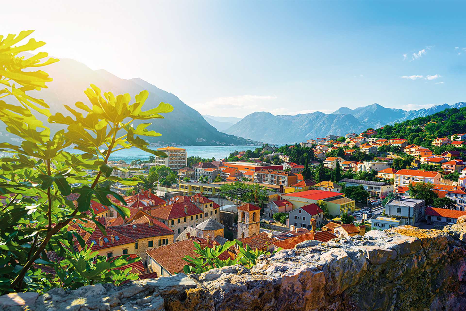 Kotor bay from Lovcen Mountain