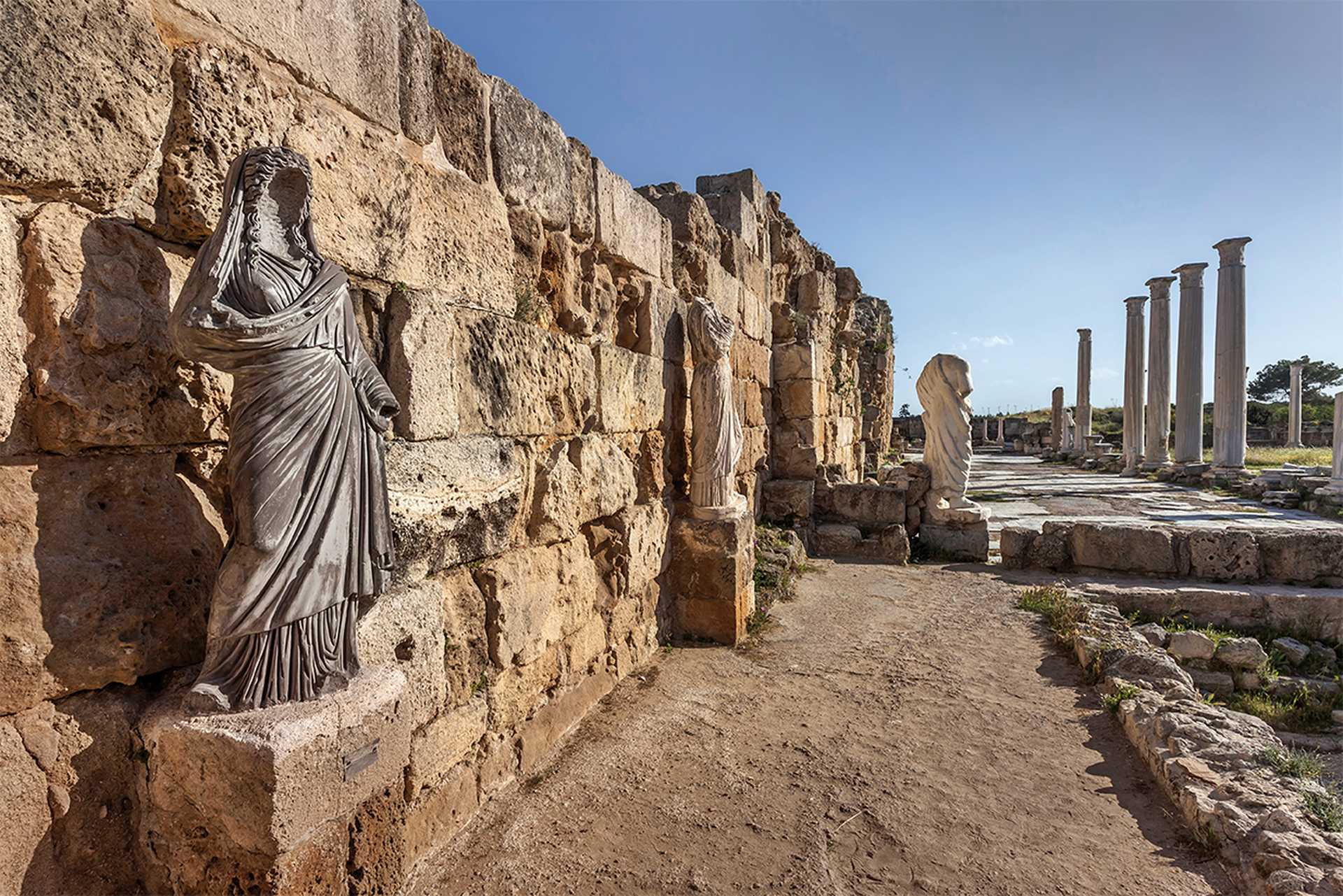The ancient city of Salamis, Cyprus