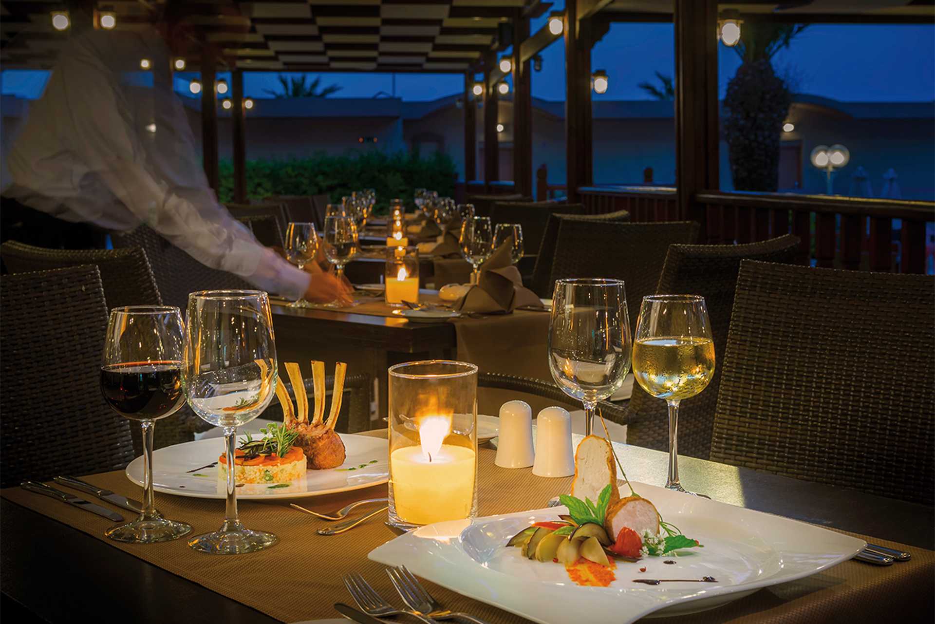 Dionysos à la carte restaurant - Sun Beach Resort, Ialyssos, Rhodes, Greece