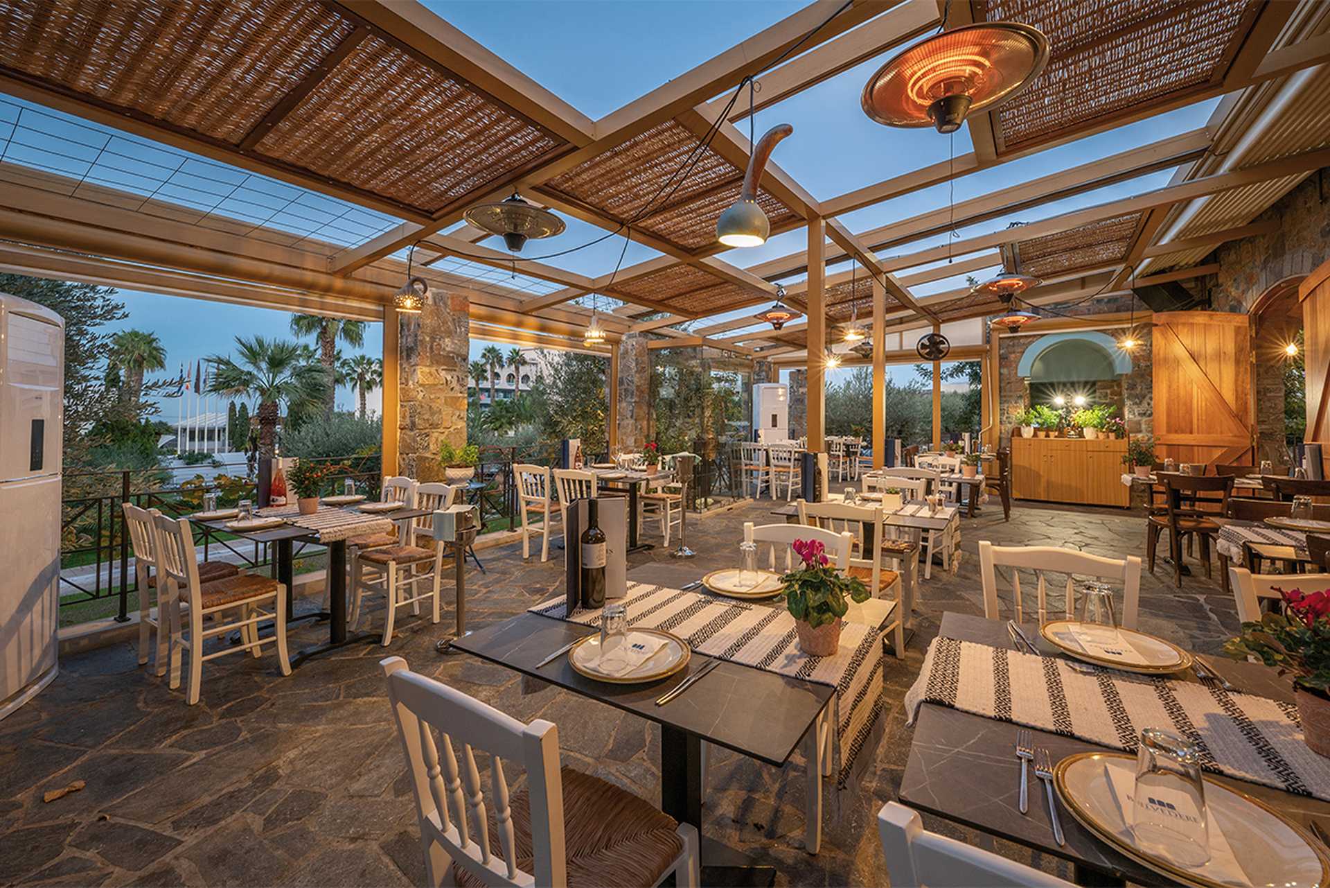 The Kafenio á la carte restaurant, Imperial Belvedere Resort