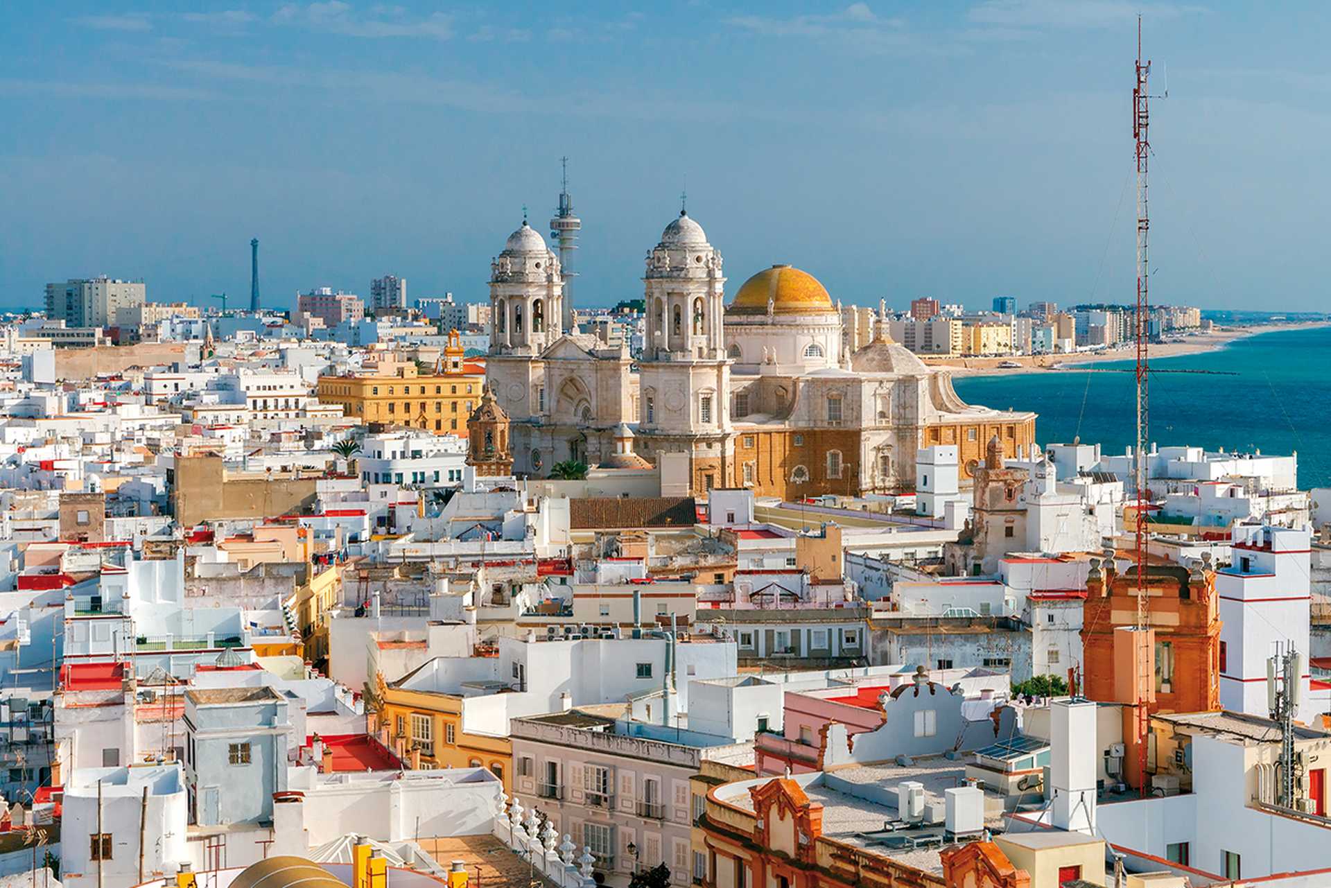Cadiz skyline, Spain