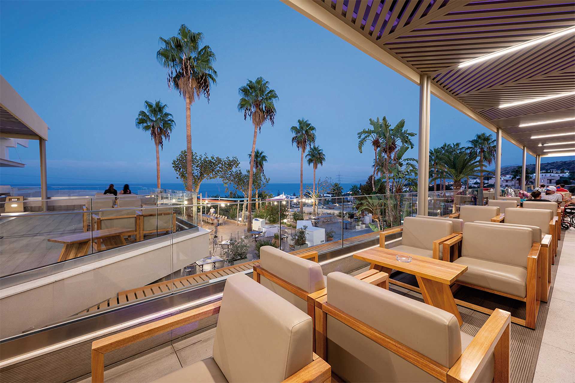 Enjoy the view from the Poseidon lobby bar, Imperial Belvedere Resort