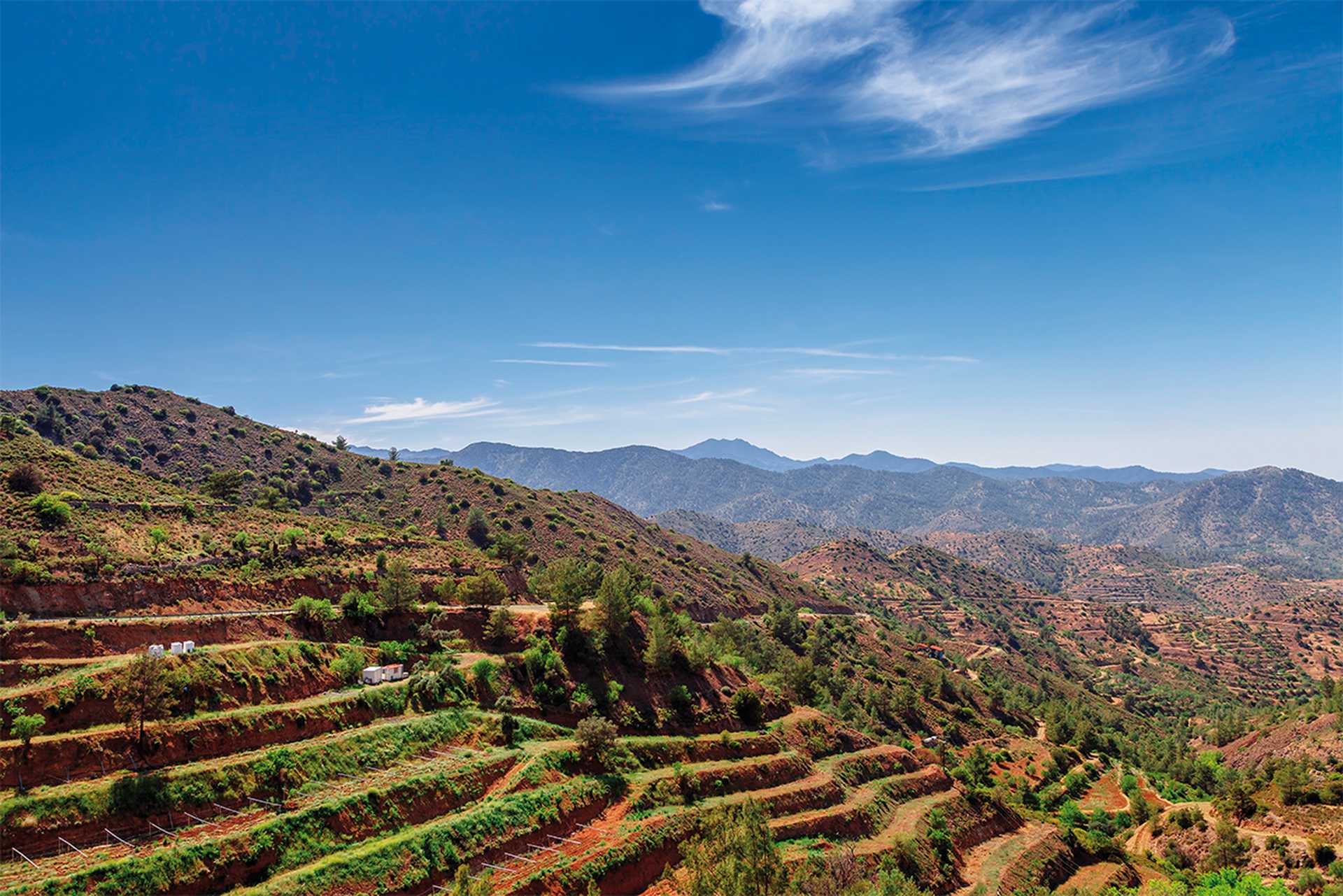 Take in the scenery of the Troodos Mountains, Cyprus
