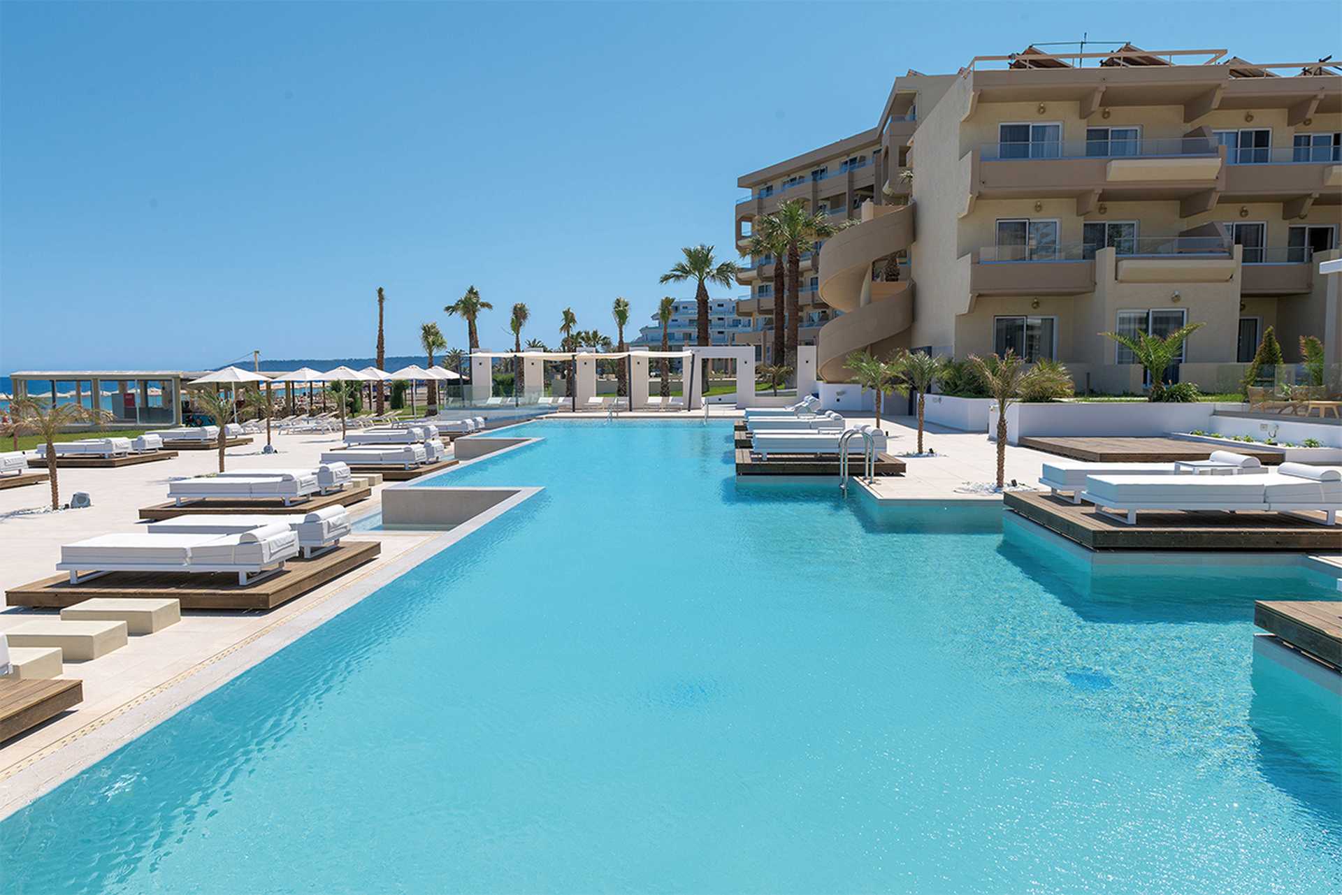 Adult only pool - Sun Beach Resort, Ialyssos, Rhodes, Greece