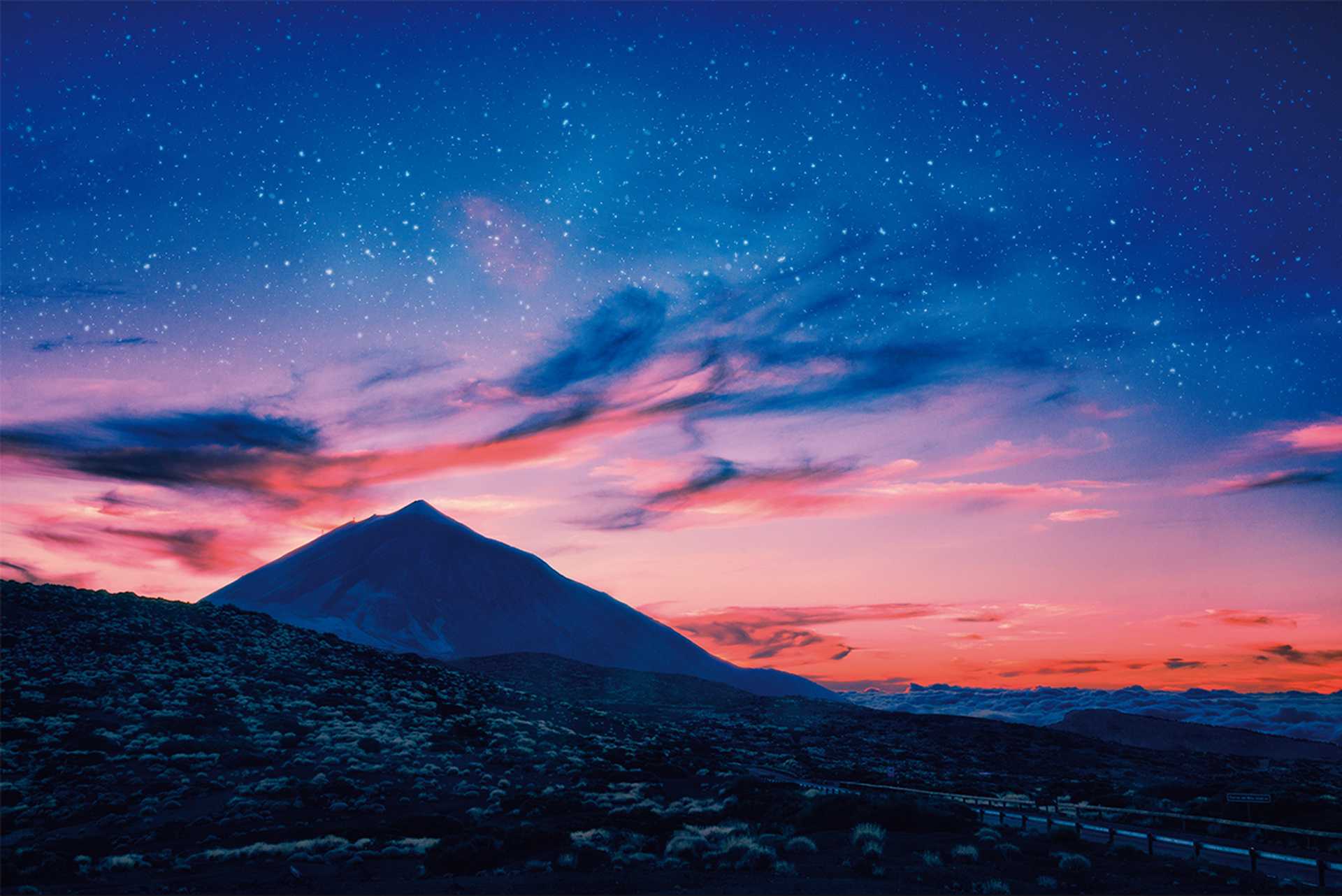 Teide by night