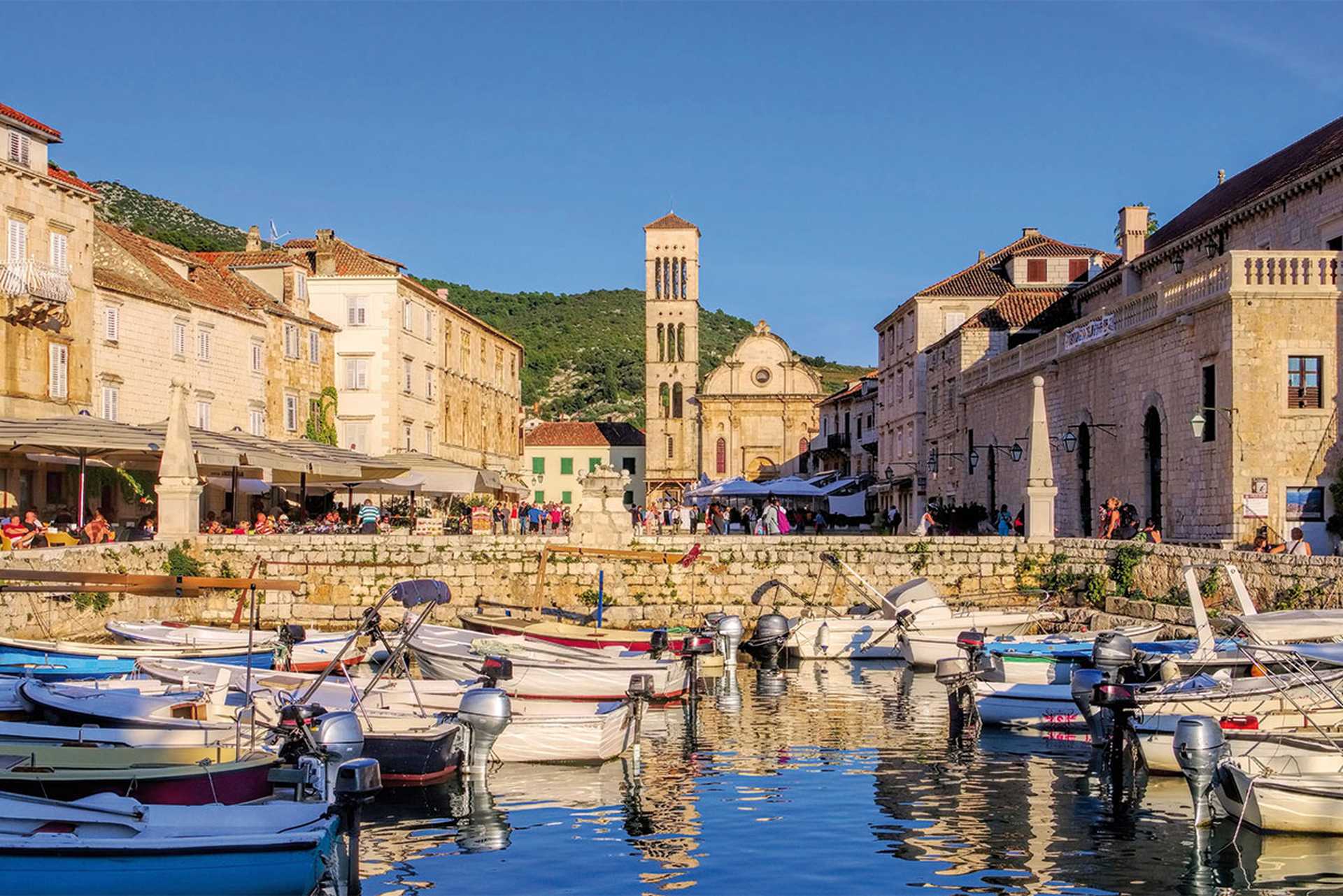 Hvar harbour, Croatia