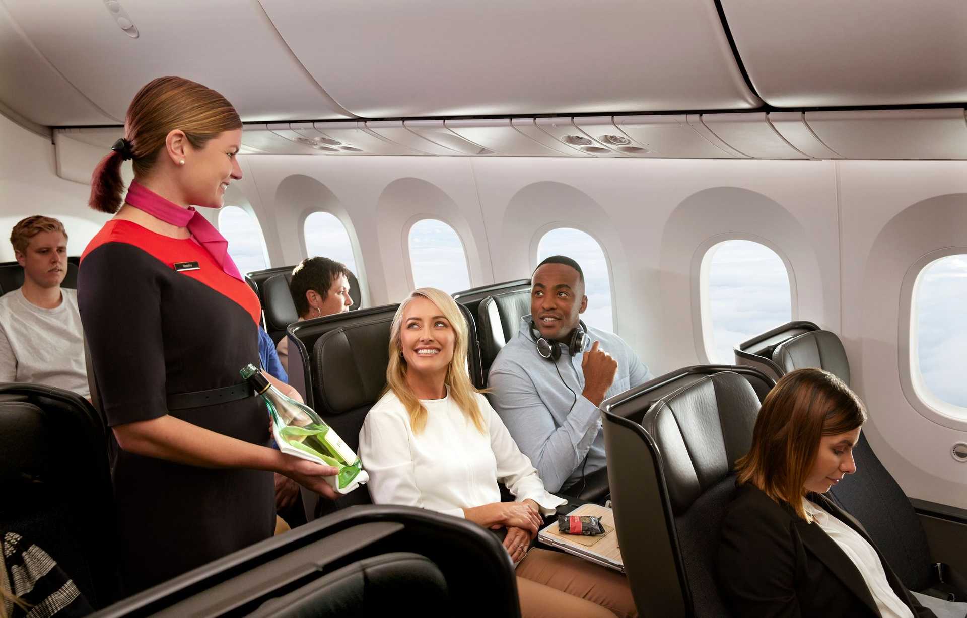 Qantas Onboard Premium economy