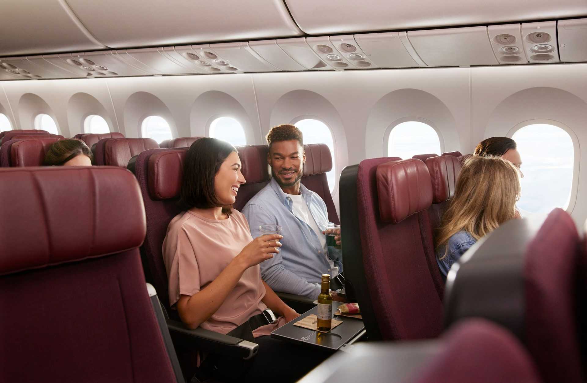 Qantas Onboard Economy