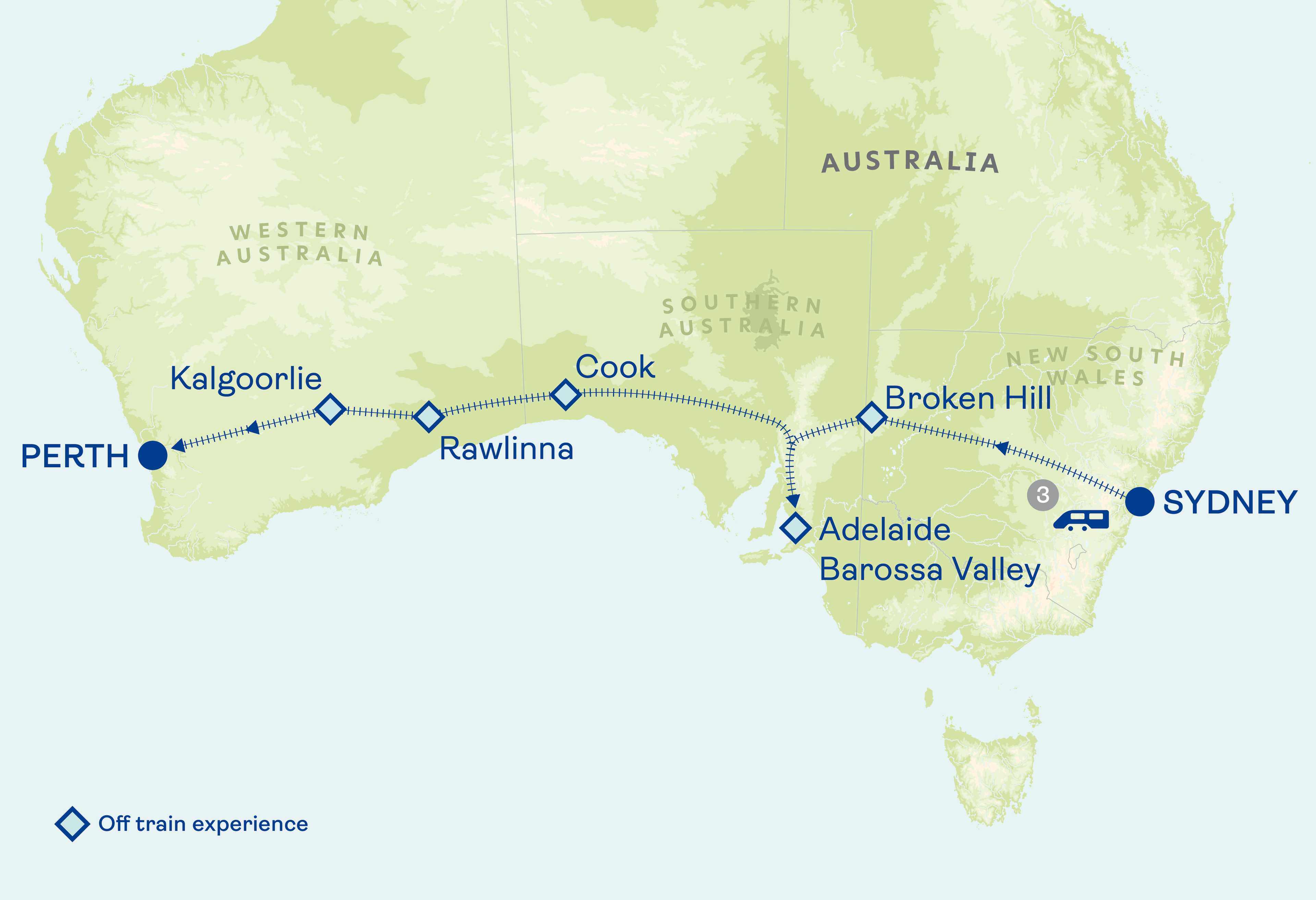 Indian Pacific Sydney to Perth Saga Holidays