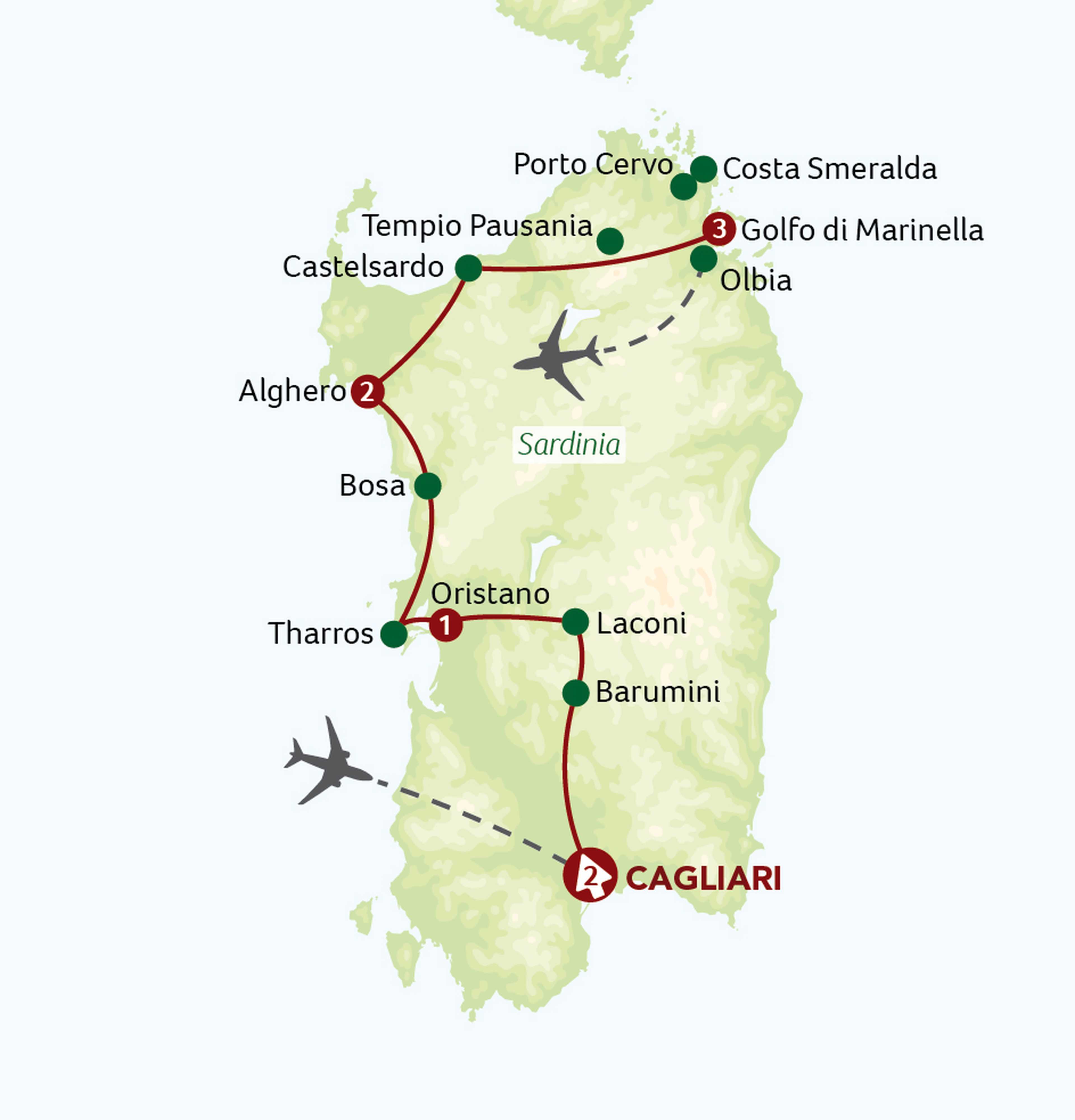 European Holidays Sardinia Escorted Tours With Saga