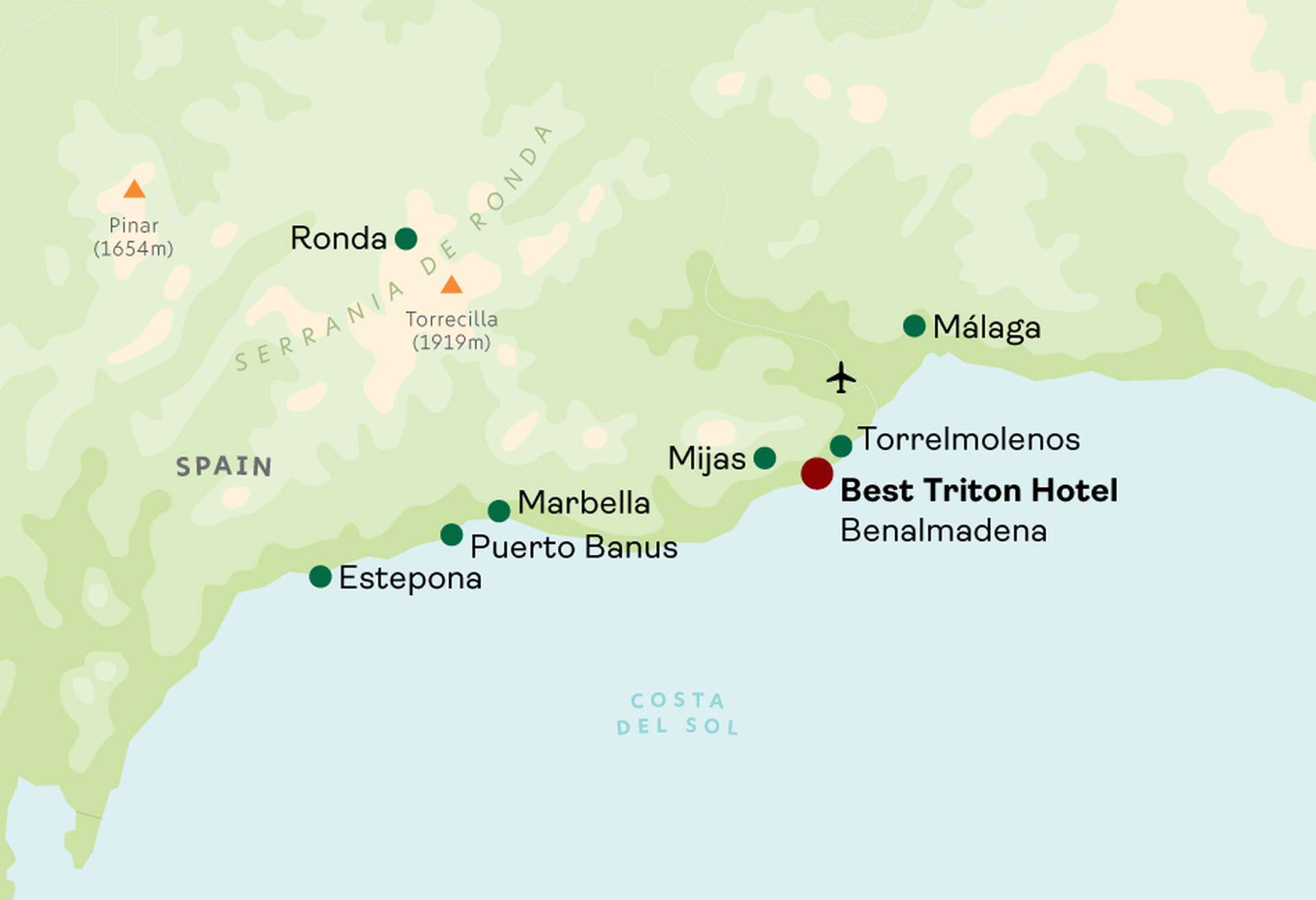 Best Triton Hotel Map