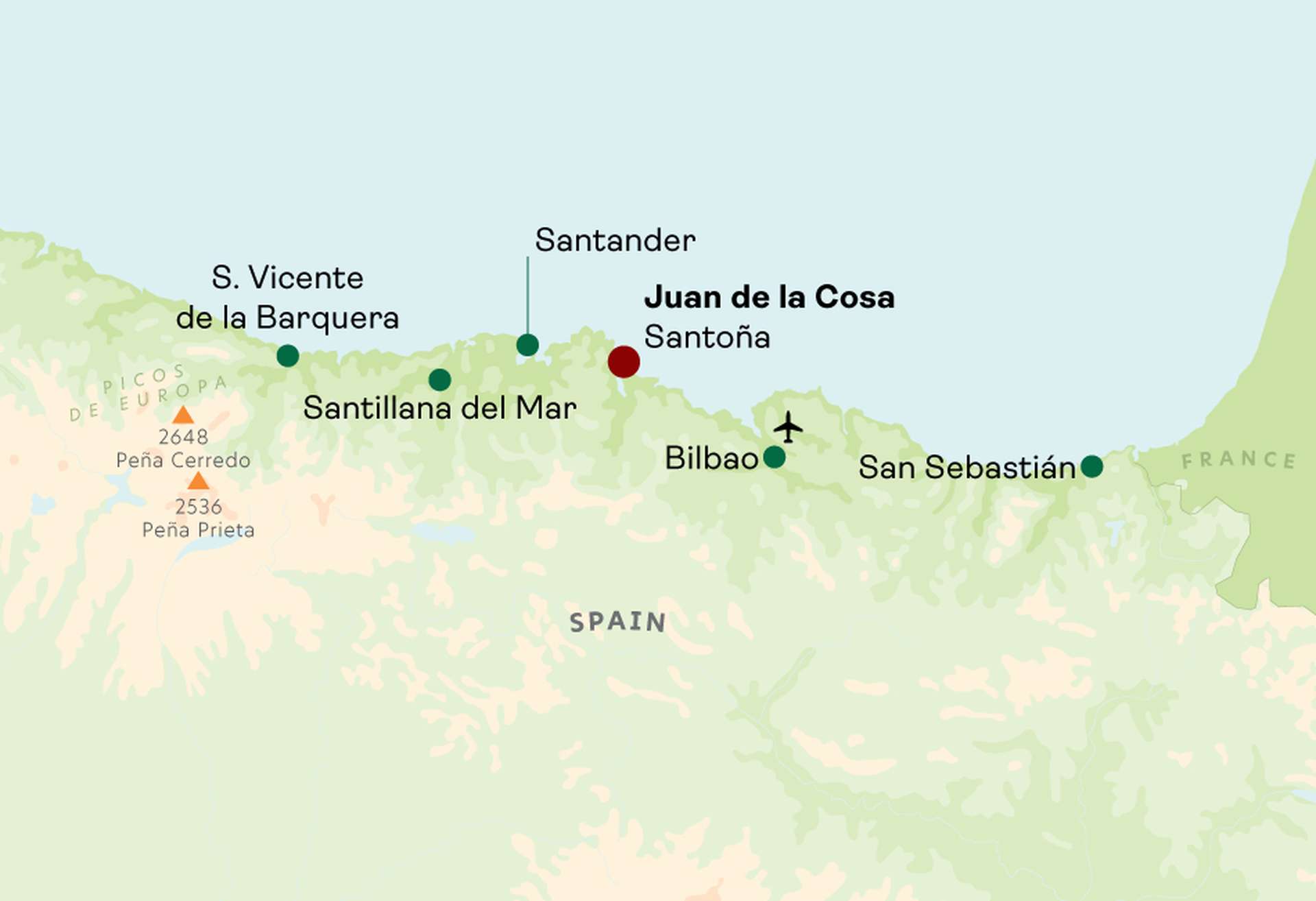 Juan de la Cosa map