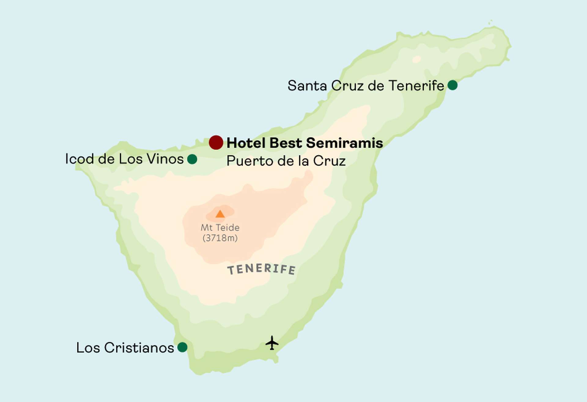 Best Hotel Semiramis map
