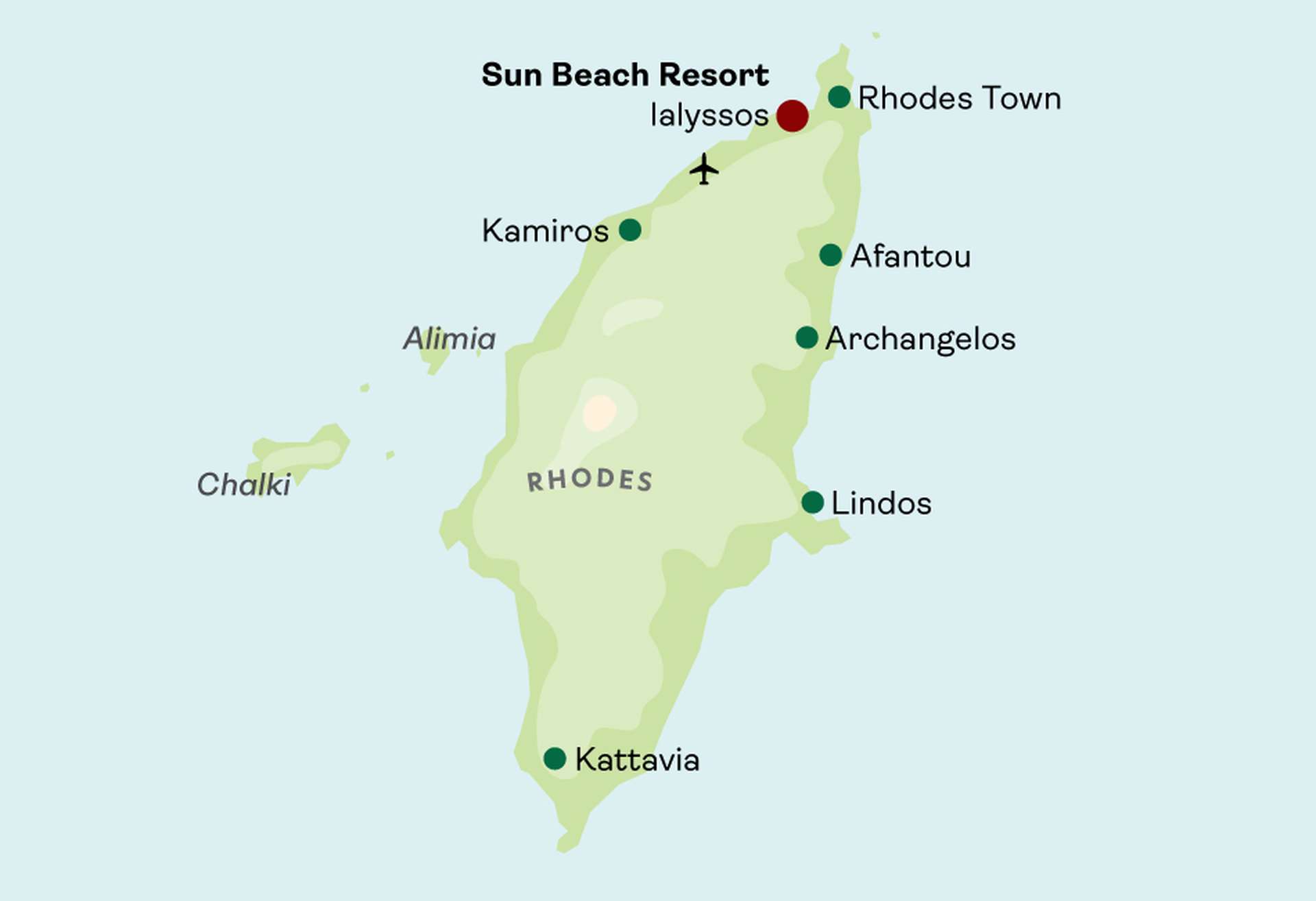 Sun Beach Resort map