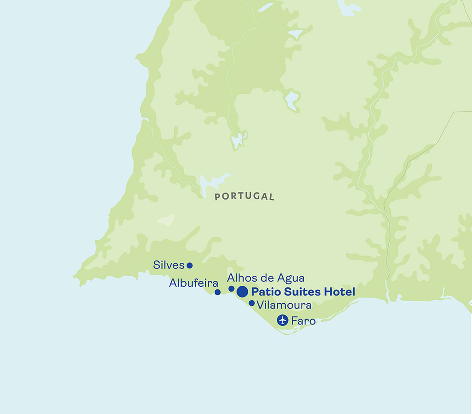 Patio Suites Map