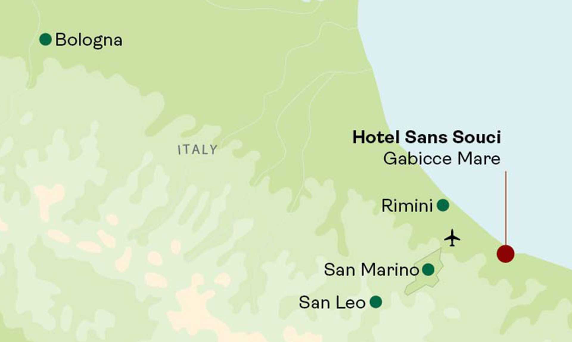 Highlights of Italy's Adriatic Coast-Stay and Explore Touring Map - SESAN
