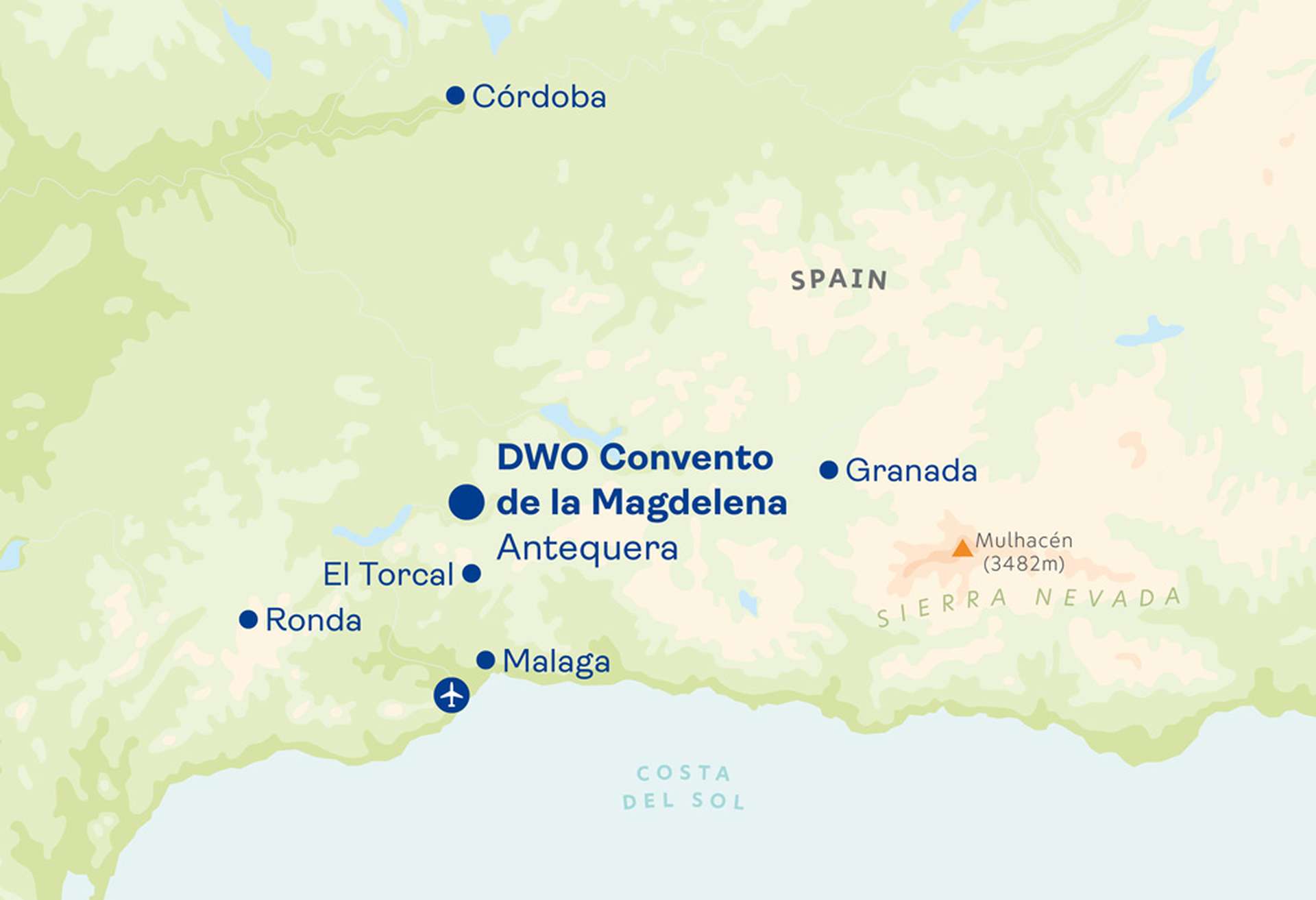 DWO Convento Magdalena Map