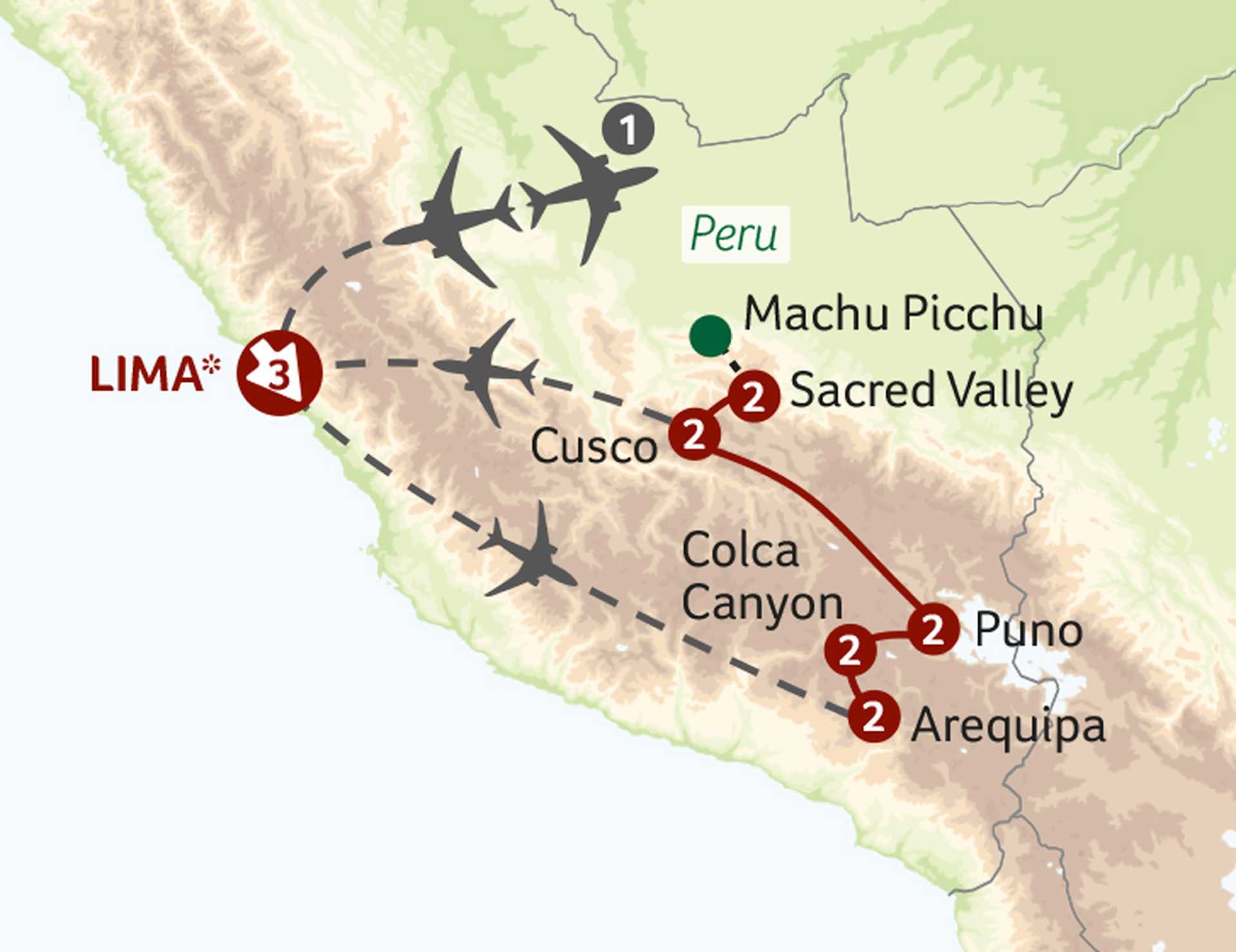 Peru: Land of the Incas: map